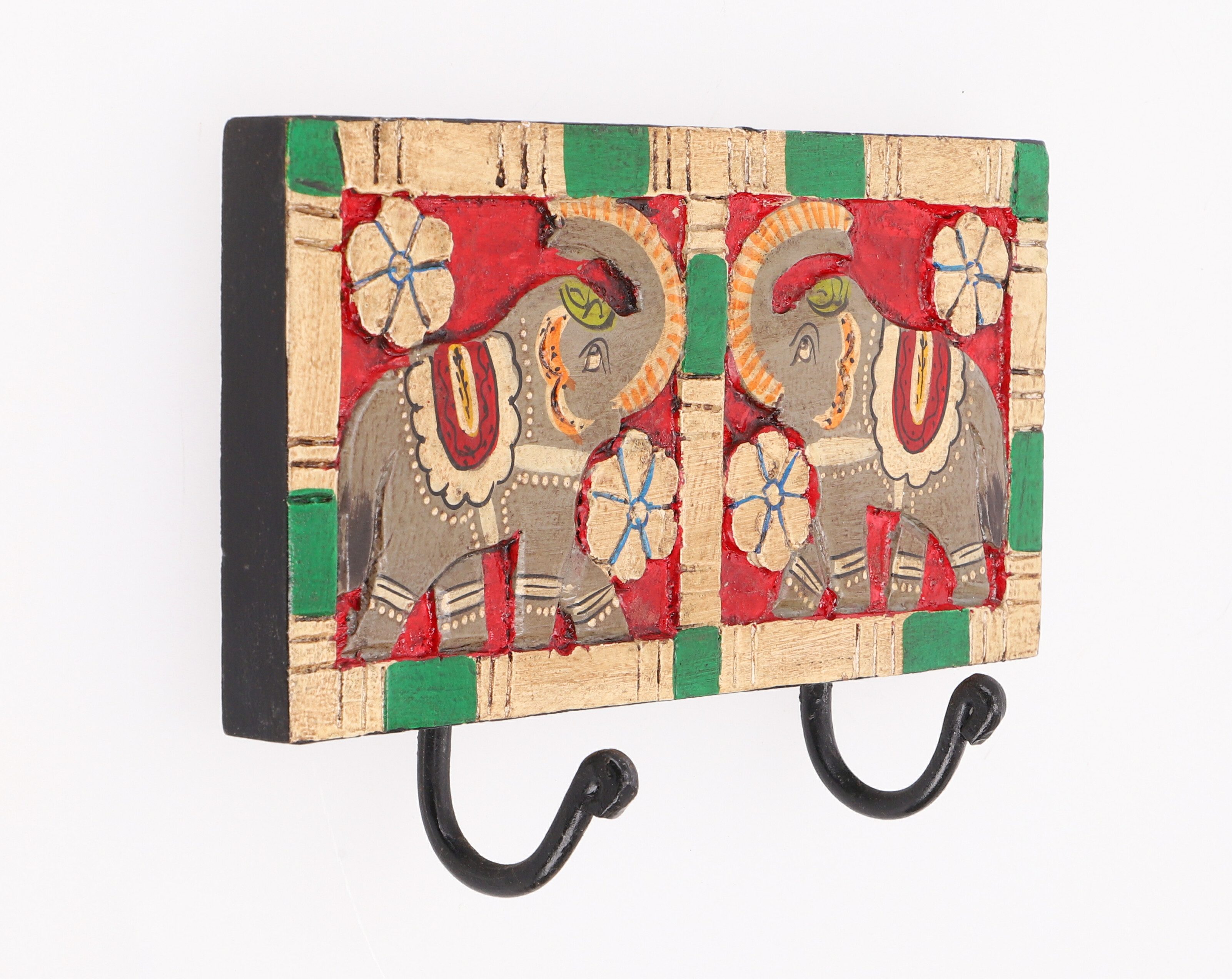 Guru-Shop Крючок для одежды Indische Vintage Hakenleiste, Garderobe,..