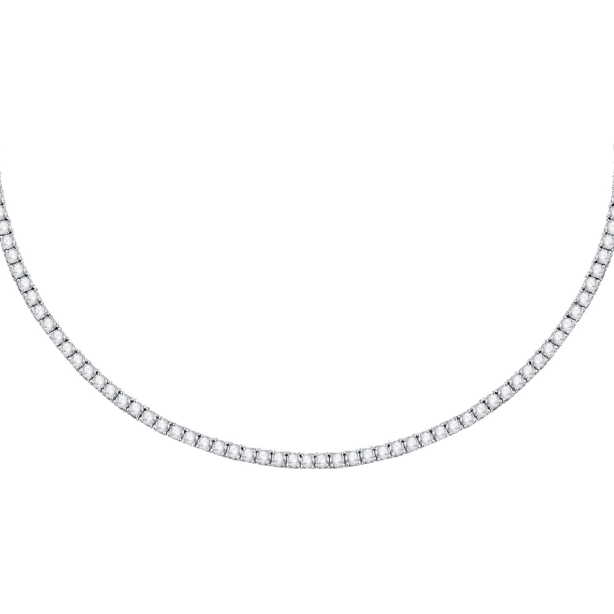 MORELLATO Collier Tesori Halskette SAIW257 925 Silber Zirkonia 38+4 cm Damen