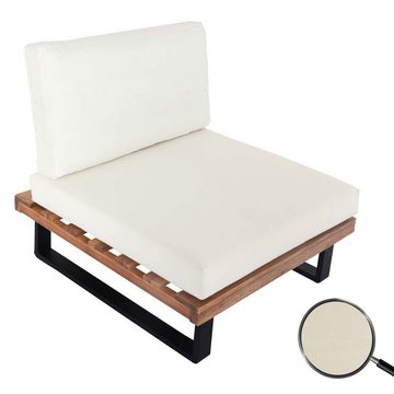 MCW Gartenlounge-Sessel MCW-H54-S, 10cm Polsterdicke, Hohe Stoffqualität 230g/m², wasserabweisender Bezug