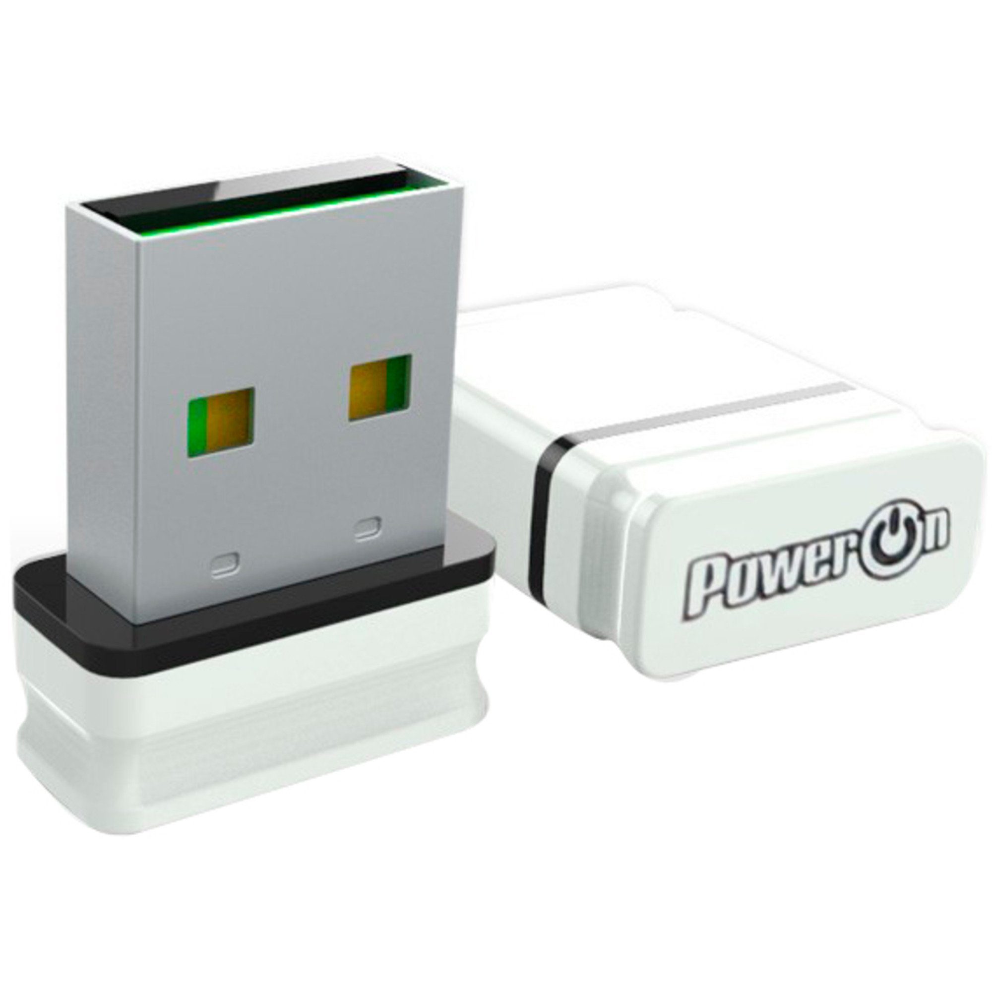 Inter-Tech DMG-02 Wi-Fi 4 USB Nano, WLAN-Adapter Netzwerk-Adapter