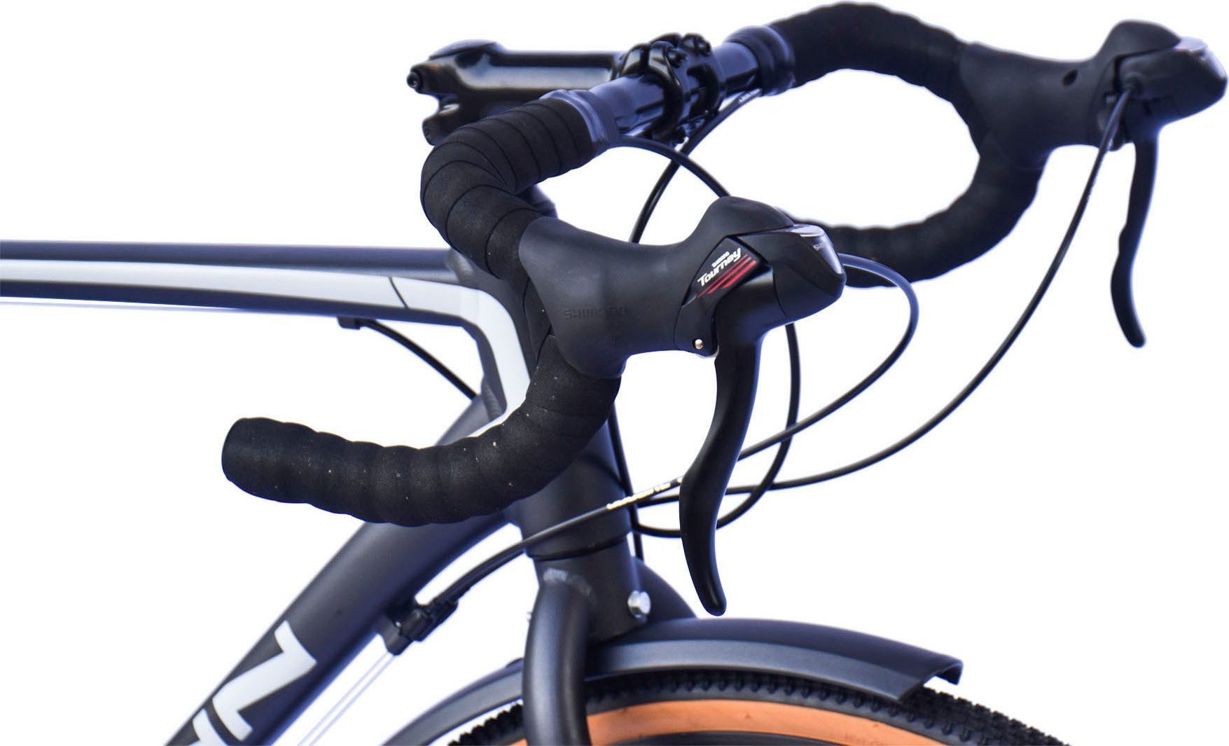WYNN Gravelbike GRL1.1, 14 Gang Shimano Tourney Schaltwerk, Kettenschaltung