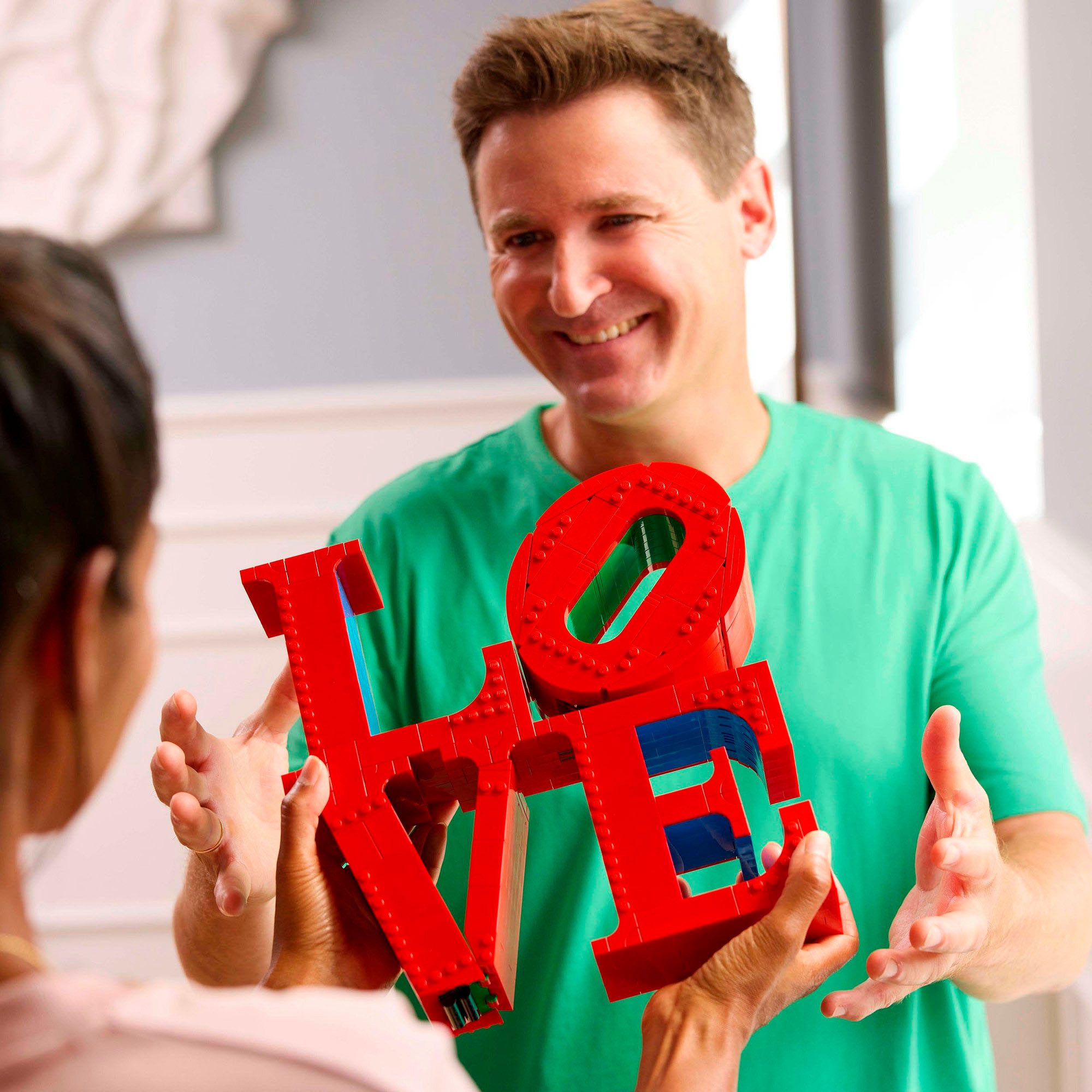 LEGO® LOVE (31214), LEGO ART Konstruktionsspielsteine, (791 St), Made in Eu günstig online kaufen