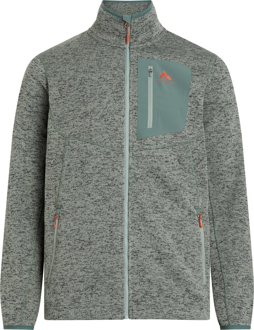 Fleecejacke Skeena III M Herren Strickfleece-/Unterjacke grau-meliert