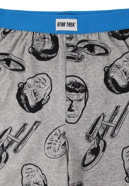 Recovered Loungepants Loungepant - Star Trek Character and Ships Grey Marl