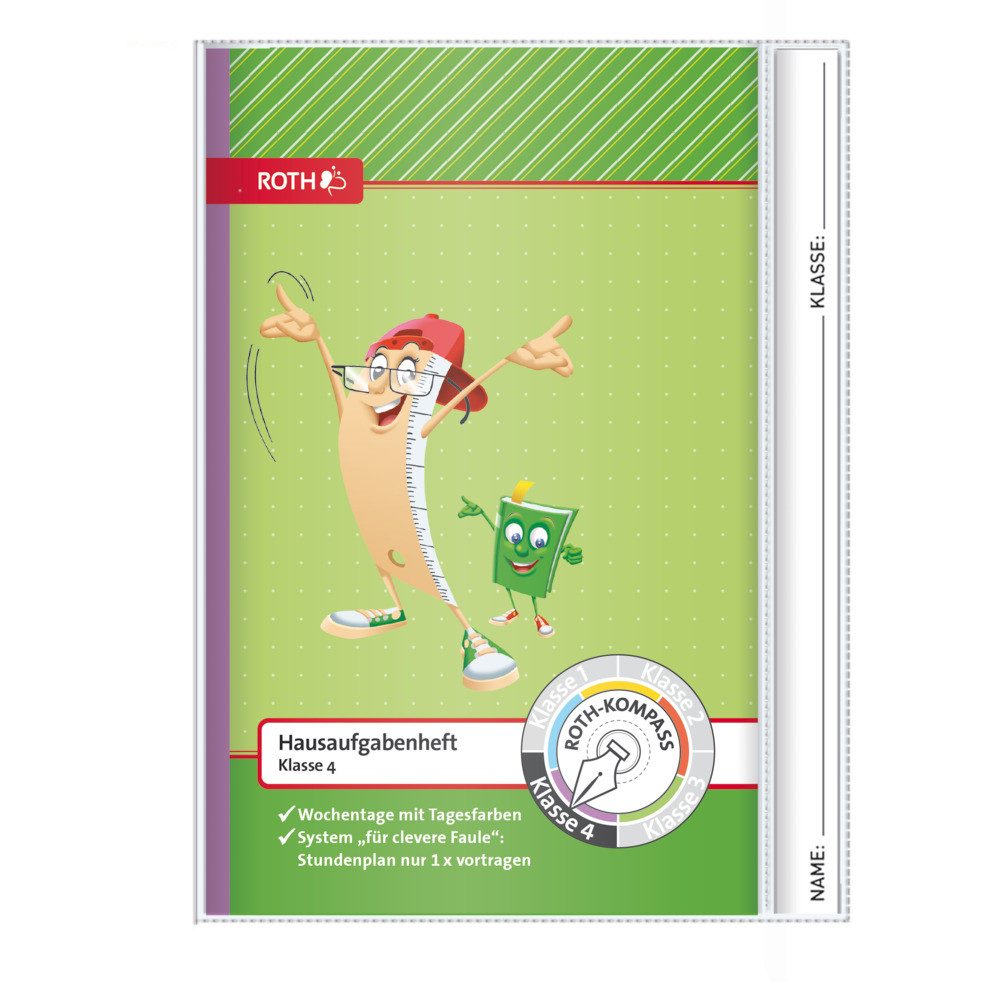 Roth Schulheft Roth Hausaufgabenheft 4. Klasse DIN A5