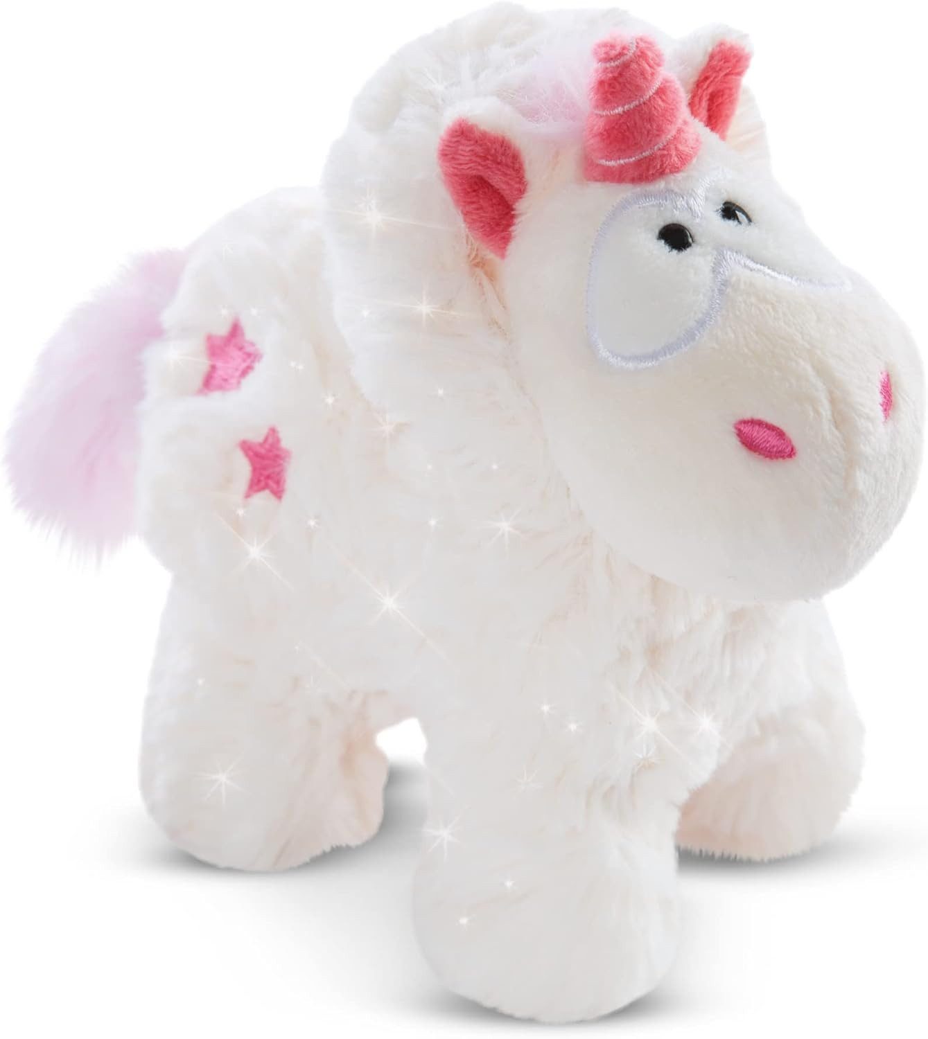 Nici Kuscheltier 48163 - Einhorn Theodor im Schneeanzug, 22 cm (1-St)