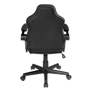 DELTACO Gaming-Stuhl Gaming Stuhl DC120 "Junior" höhenverstellbar Kunstleder, klein, für Personen bis 150 cm inkl. 5 Jahre Herstellergarantie