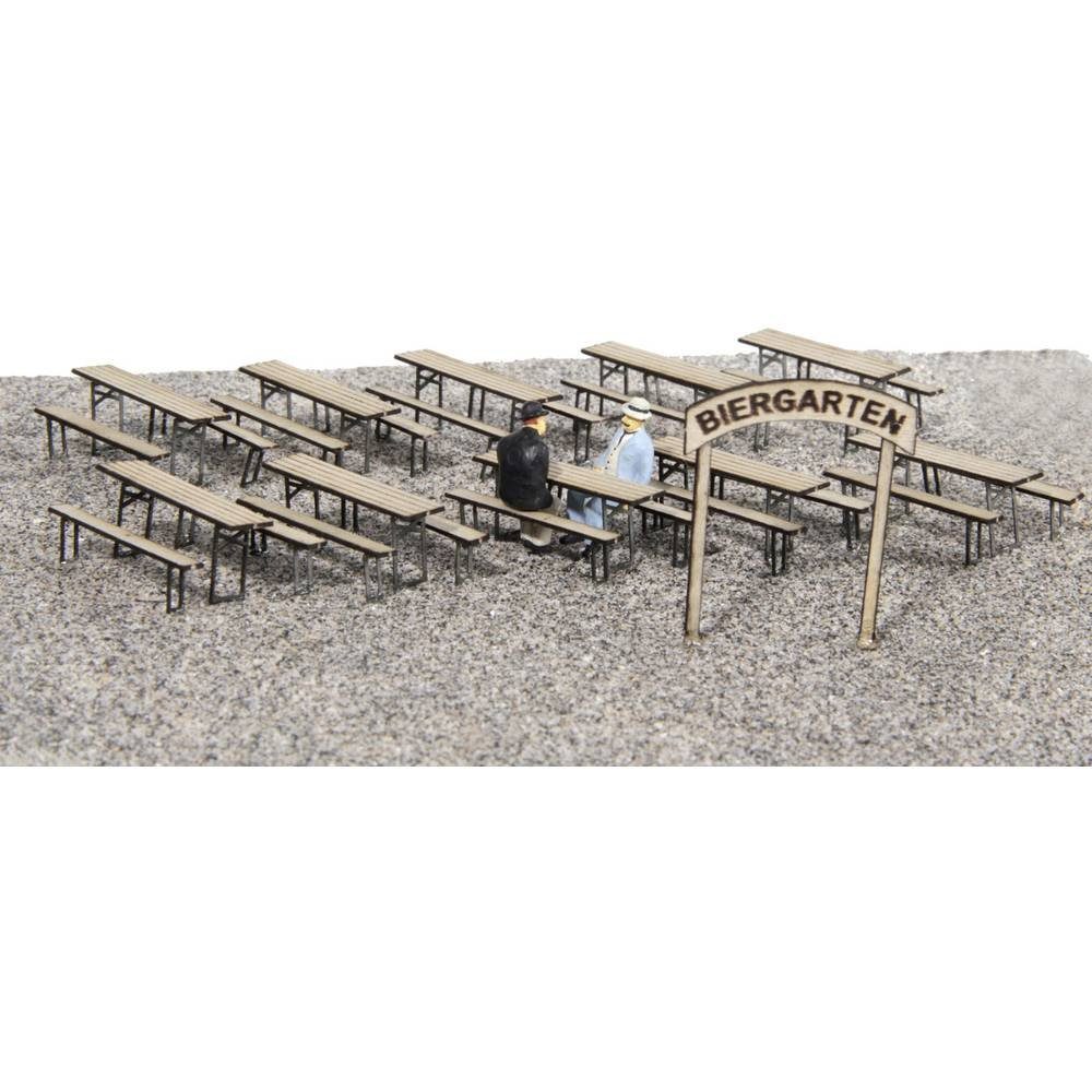 MBZ Modelleisenbahn-Fertiggelände H0 Biergartenausstattung 80268