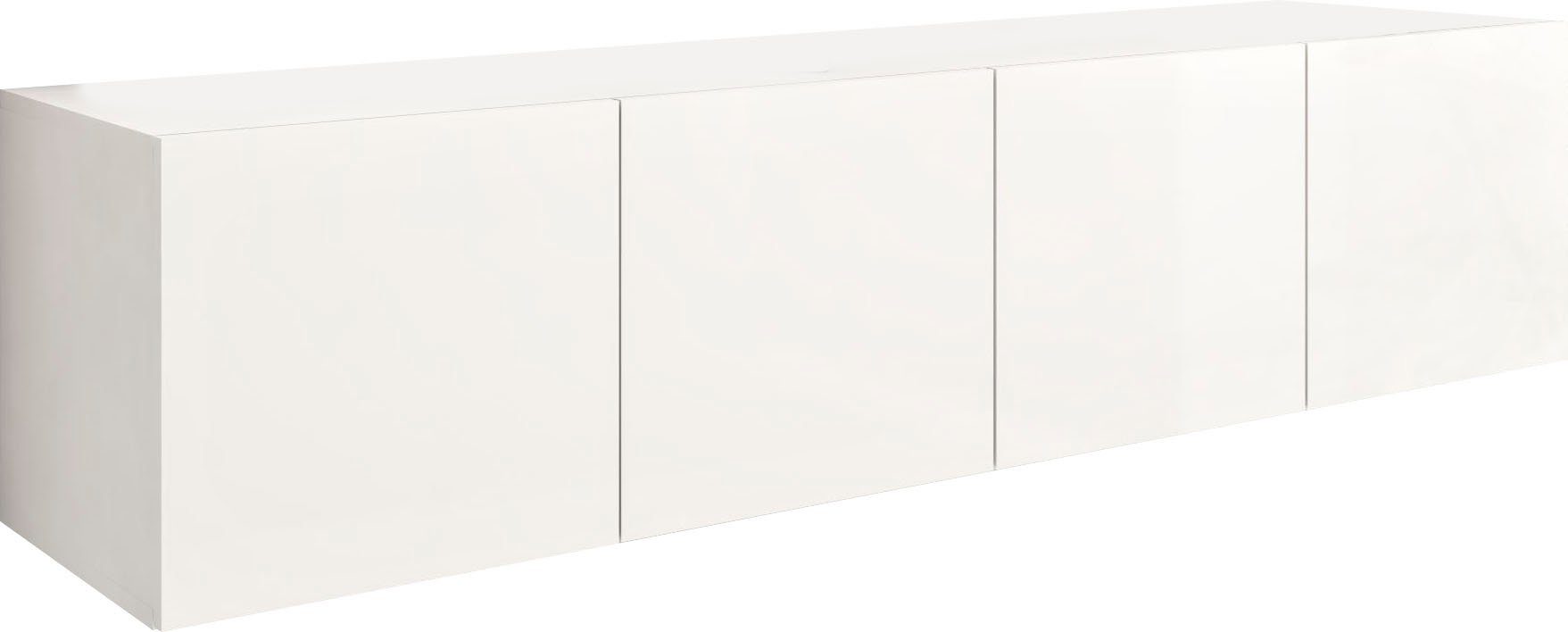 Breite borchardt nur Vaasa, cm, Lowboard weiß 152 hängend matt Möbel