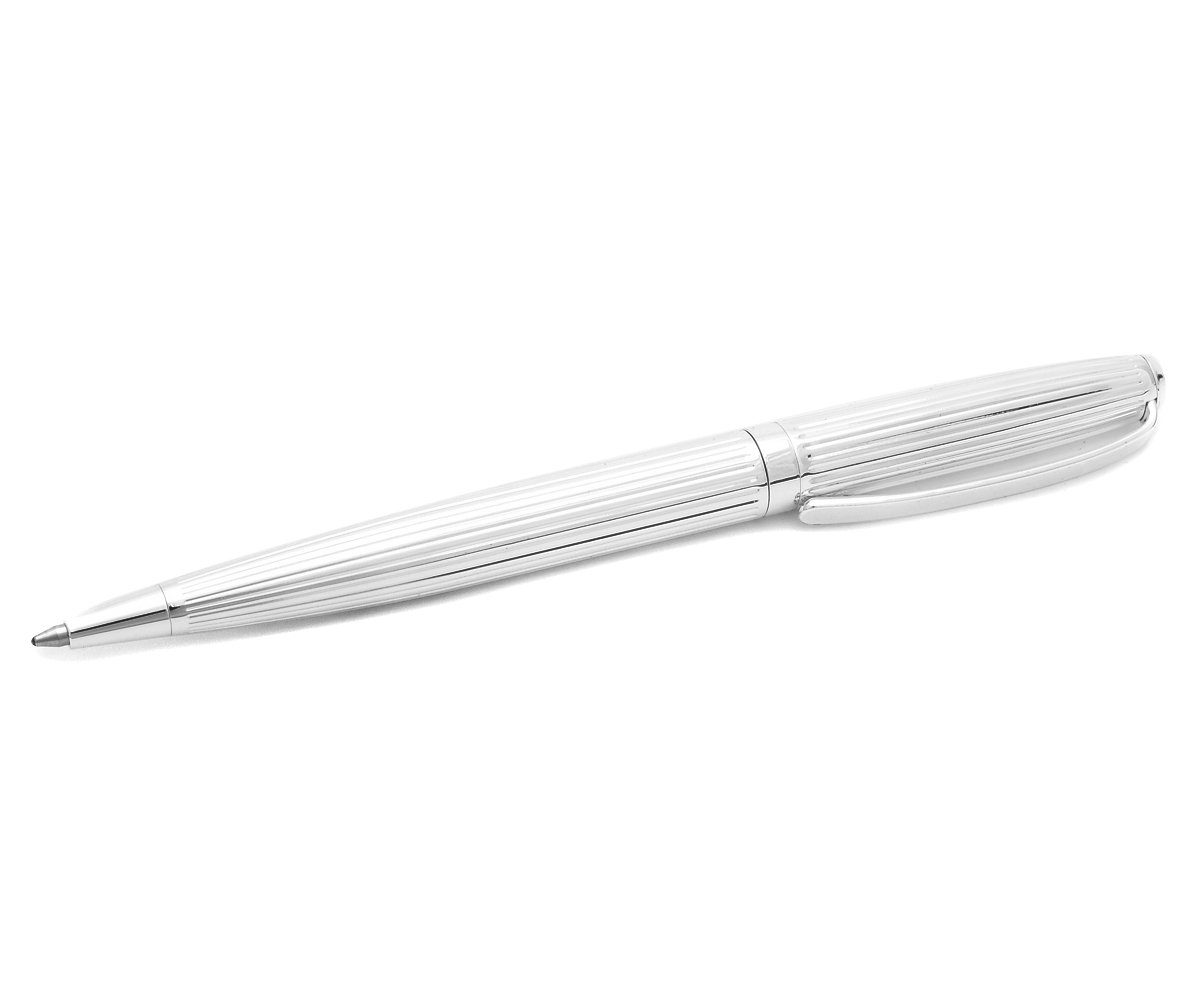 Brillibrum Drehkugelschreiber Kugelschreiber Silber versilbert Metall Pen