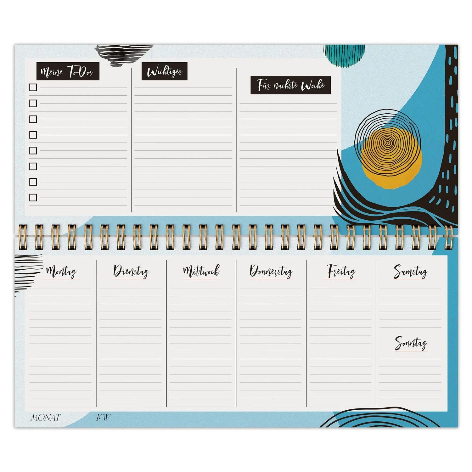 Lingen Geburtstagskalender Mein Wochenplaner "Follow Your Dreams"