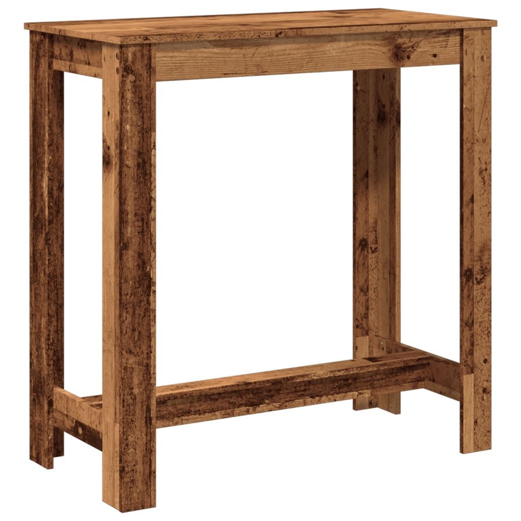 vidaXL Esstisch Bartisch Altholz-Optik 102x50x103,5 cm Holzwerkstoff (1-St) – Bild 5 von 5