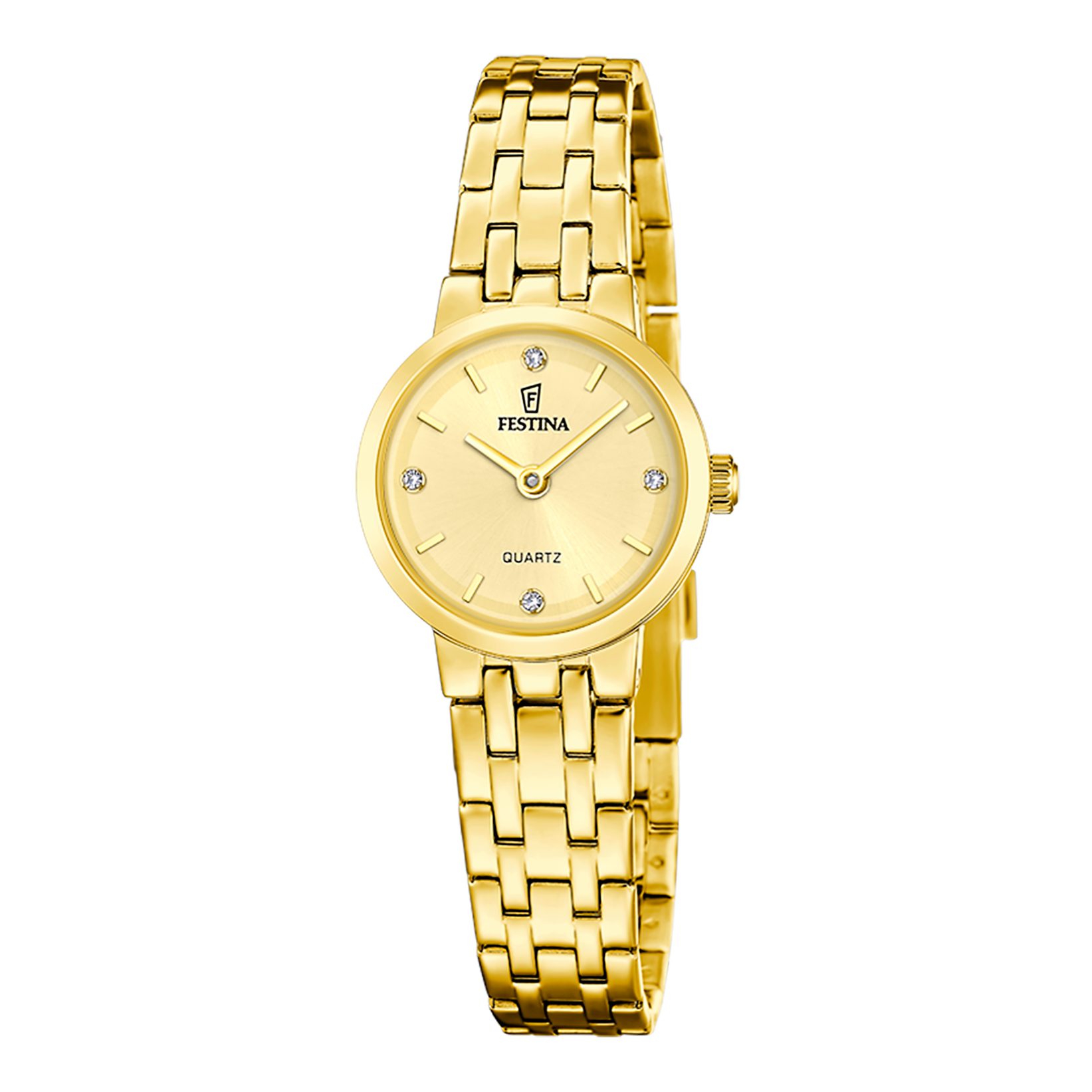 Festina Quarzuhr Mademoiselle F20748_2, Armbanduhr, Damenuhr, Edelstahlarmband, analog