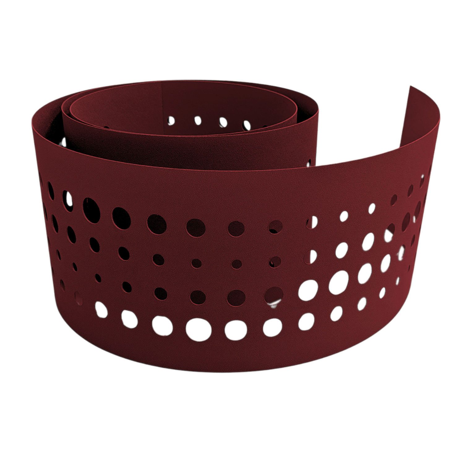 zaunzu Полосы конфиденциальности zaunzu PREMIUM dekor Pulse Sichtschutz Bordeauxrot, (1x Einzelstreifen, Lasermuster für Deinen Doppelstabmattenzaun Laserstreifen), 5 Jahre garantierte Farbechtheit, UV-beständig