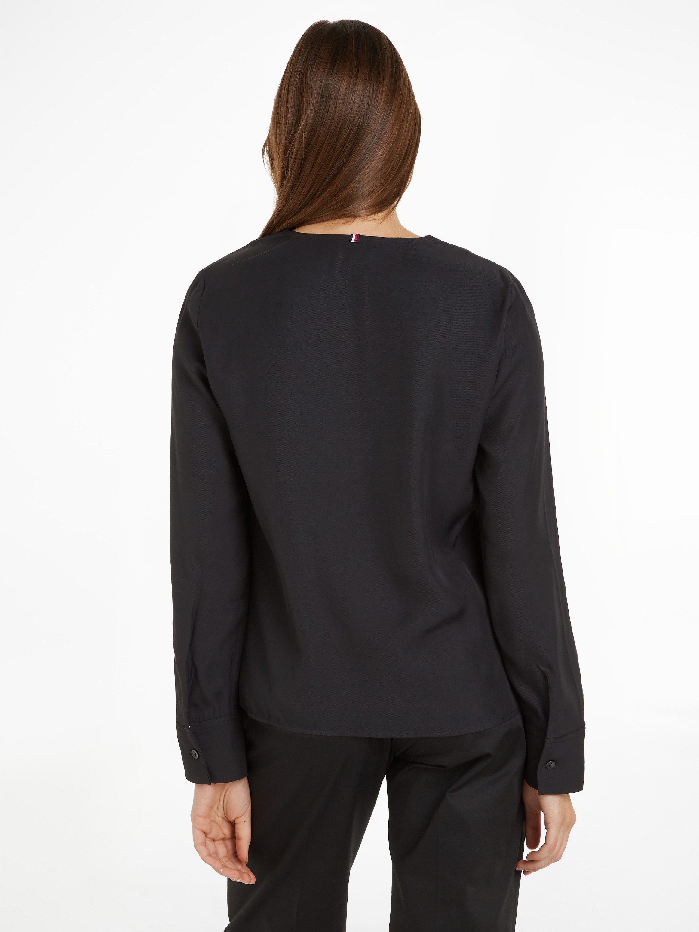 Tommy Hilfiger Klassische Bluse VISCOSE REGULAR günstig online kaufen