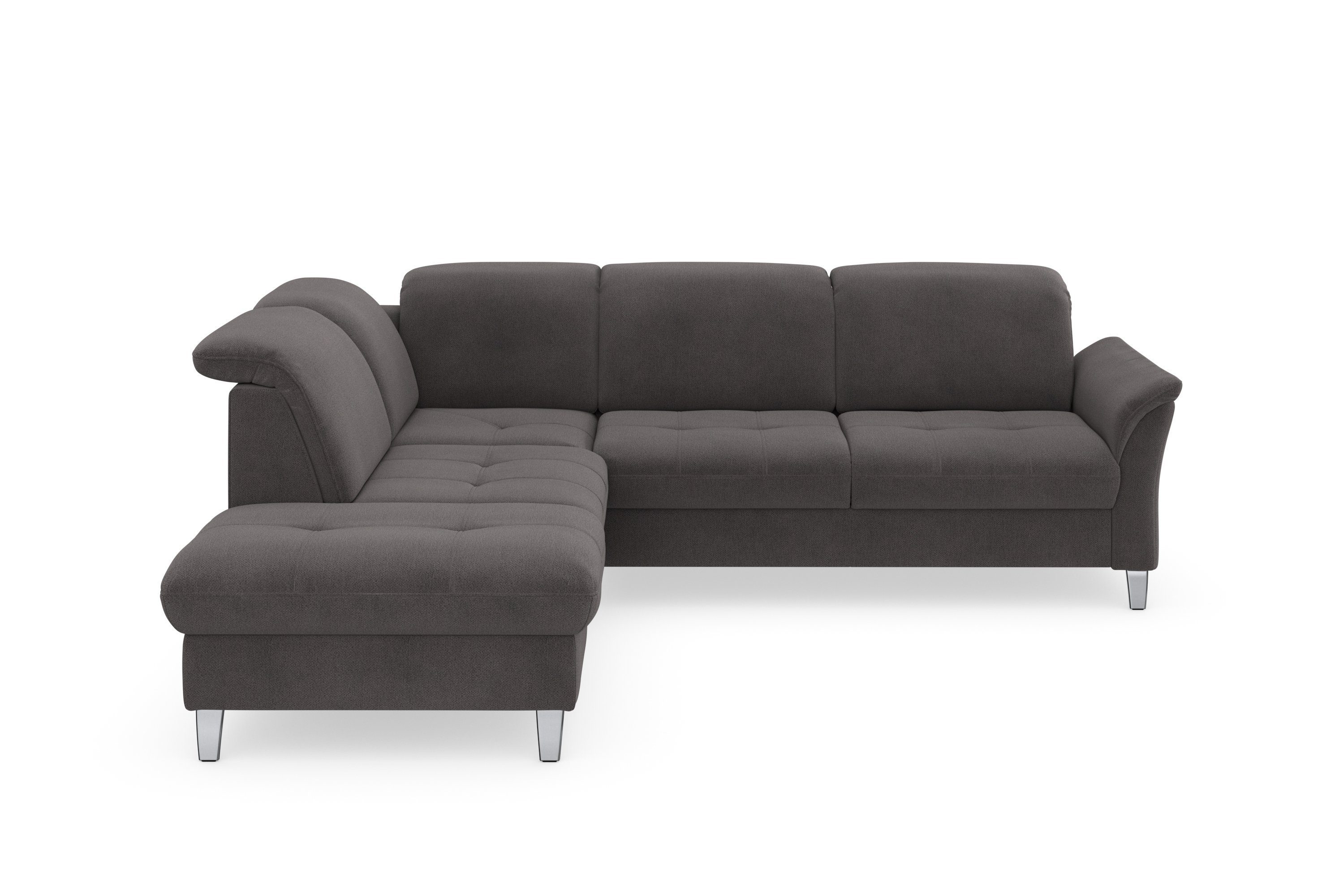 sit&more Ecksofa "Maggiore L-Form" wahlweise mit Kopfteilverstellung, Bettf günstig online kaufen