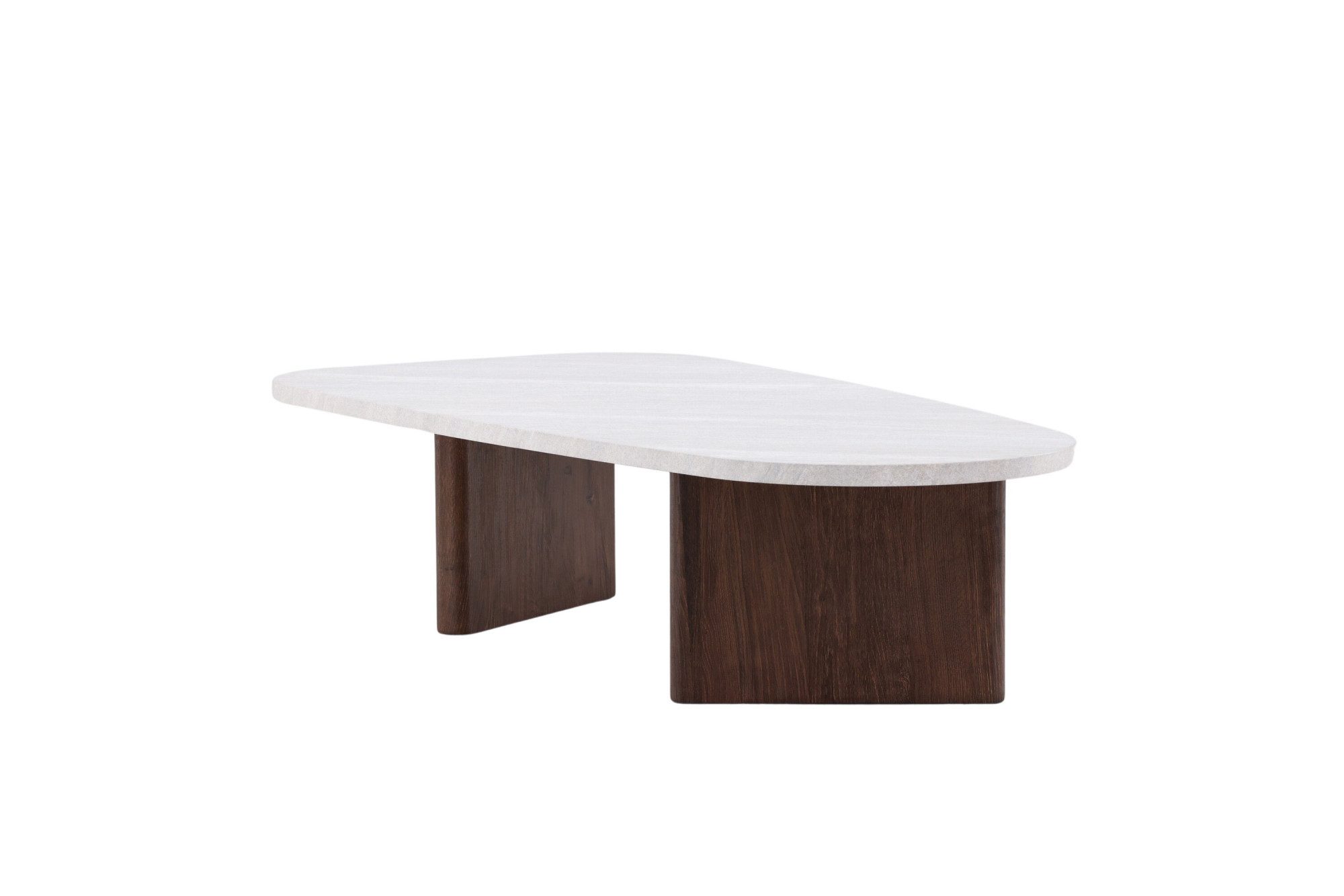 Venture Home Couchtisch, Sofatisch, MDF, oval, flach, großzügig, modern