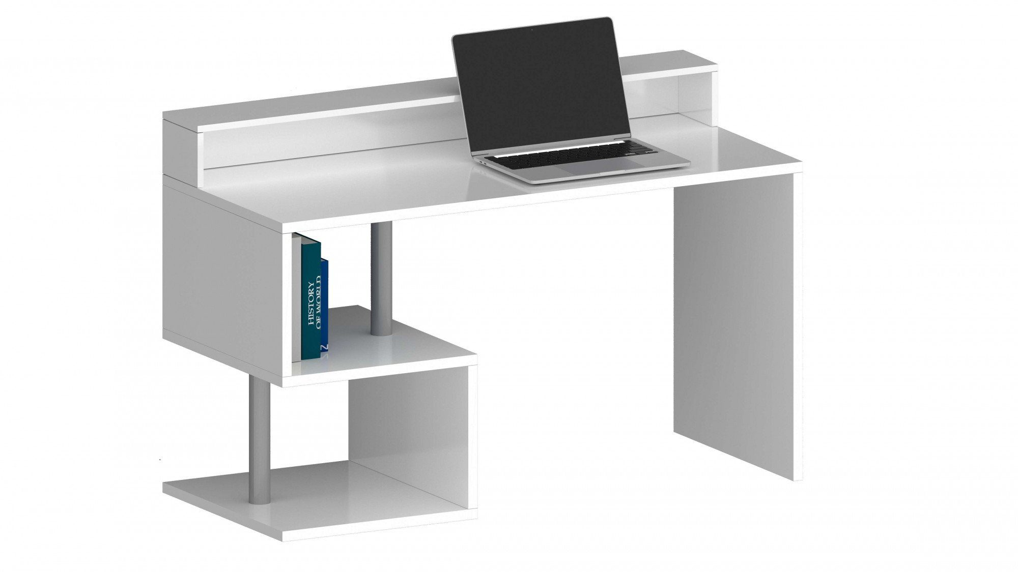 Home affaire Schreibtisch Esse, modernes Design, in verschiedenen Breiten, mit und ohne Monitoraufsatz, Made in Italy