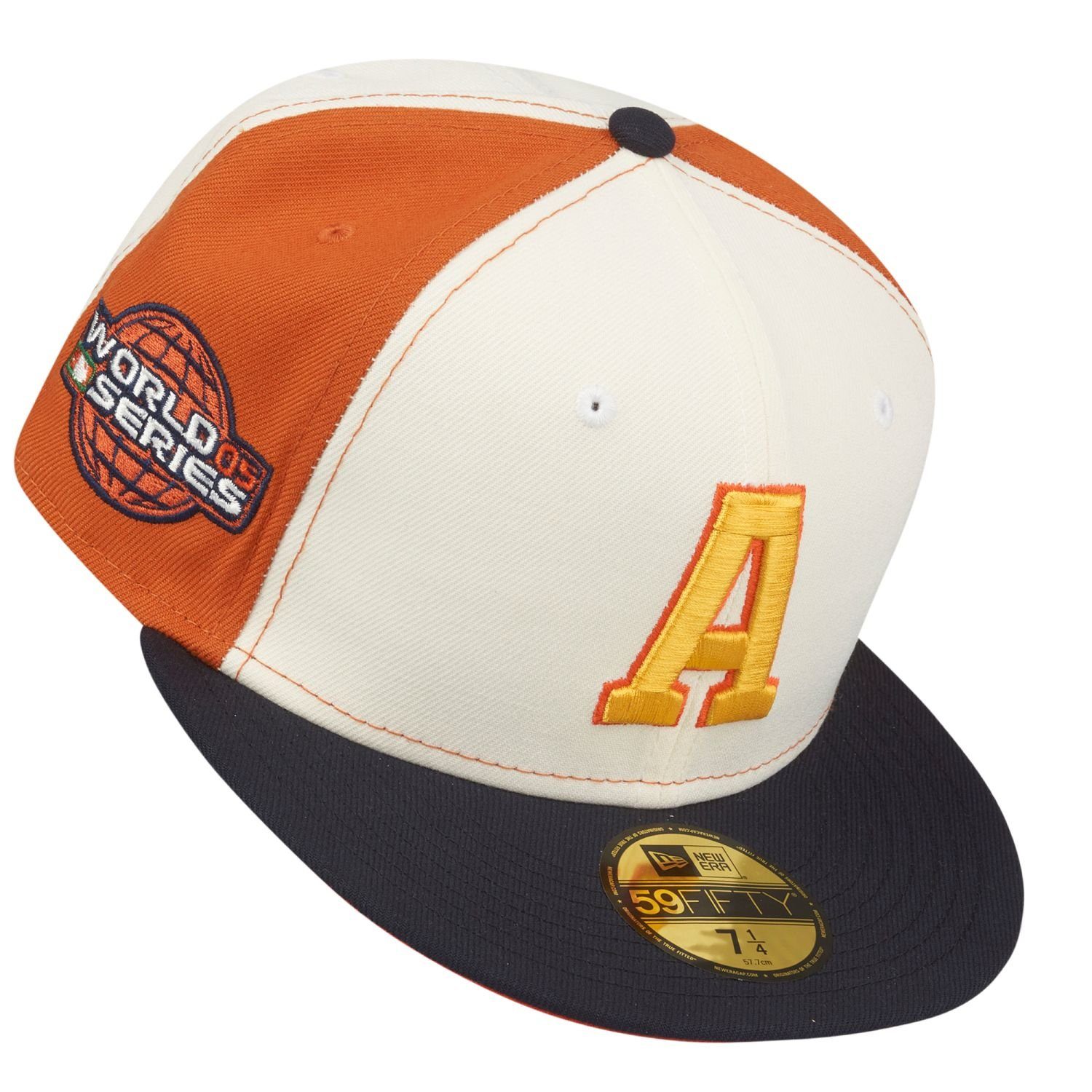 New Era Fitted Cap LIGATURE chrome Houston Astros 59Fifty