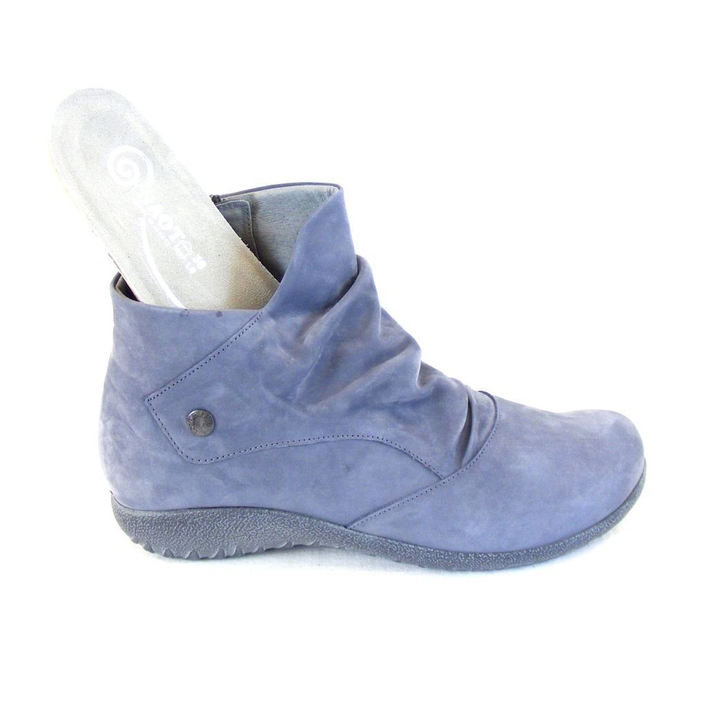 Naot Stiefeletten Kahika 16026 Leder Damen NAOT hellblau Schuhe Fußbett Stiefelette