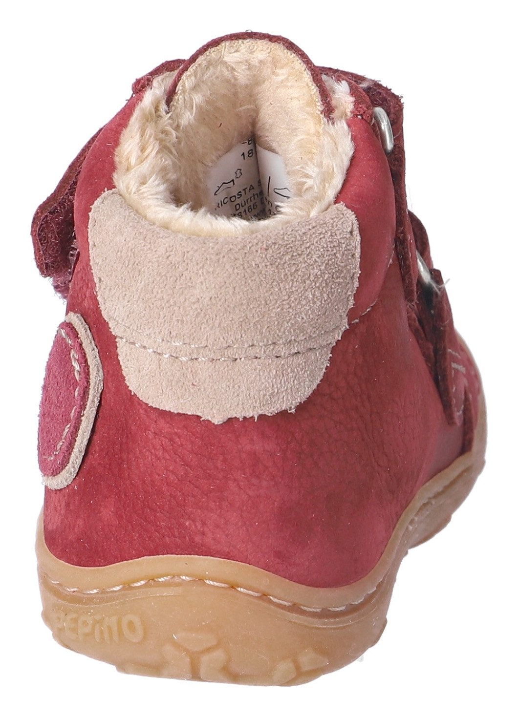 PEPINO by RICOSTA Gedo WMS: normal Lauflernschuh Barfußschuh mit hochgezogener Zehenkappe, Größenschablone zum Download