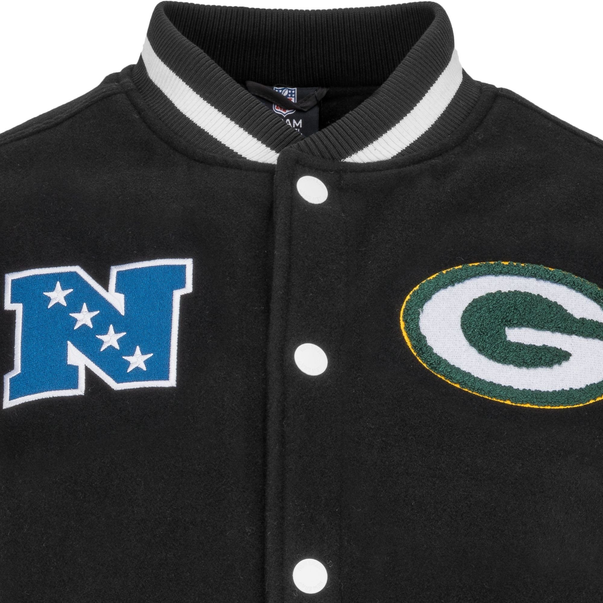 New Era Collegejacke Green SIDELINE NFL Varsity Packers Bay