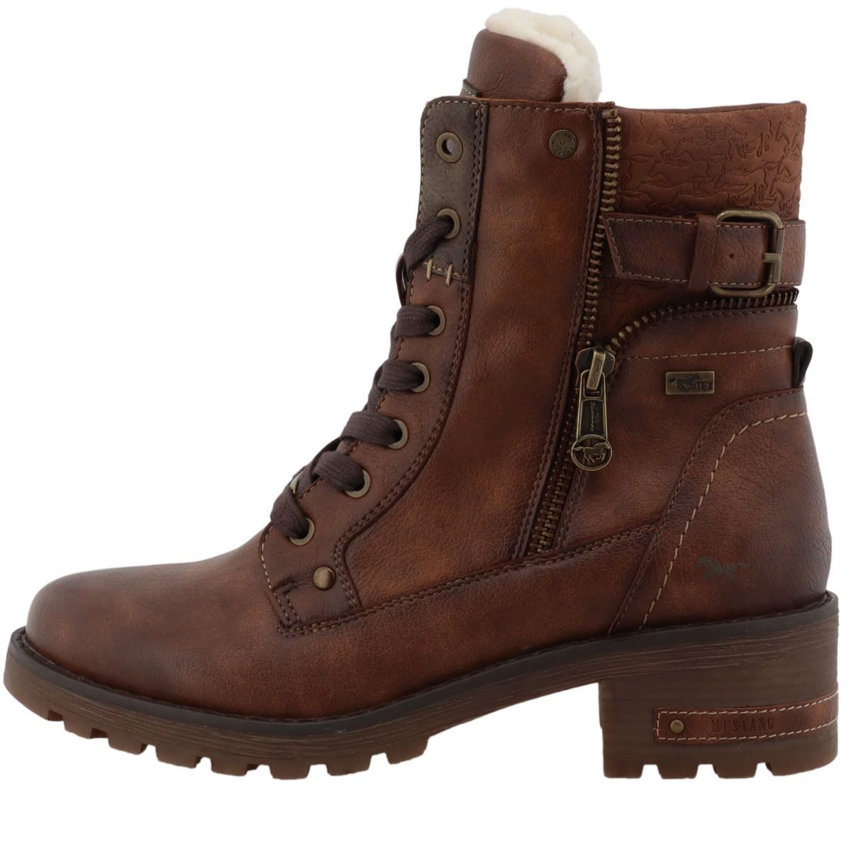 Mustang Shoes 15M0082001-rust Stiefelette Tex-Stiefel schützt vor Nässe und Kälte – Bild 3 von 5