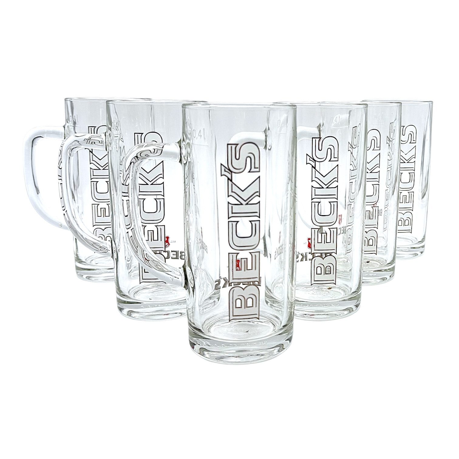 Beck´s Bierkrug Vegas 0,4 l Glas – Klassischer Bierkrug für Pils, Hellesи больше, Robust. Klassisch. Authentisch.