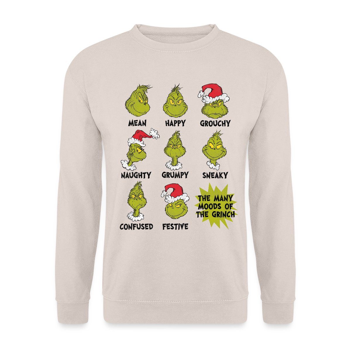Sweatshirt Der Grinch Moods Of The Grinch Stimmungen Unisex Pullover