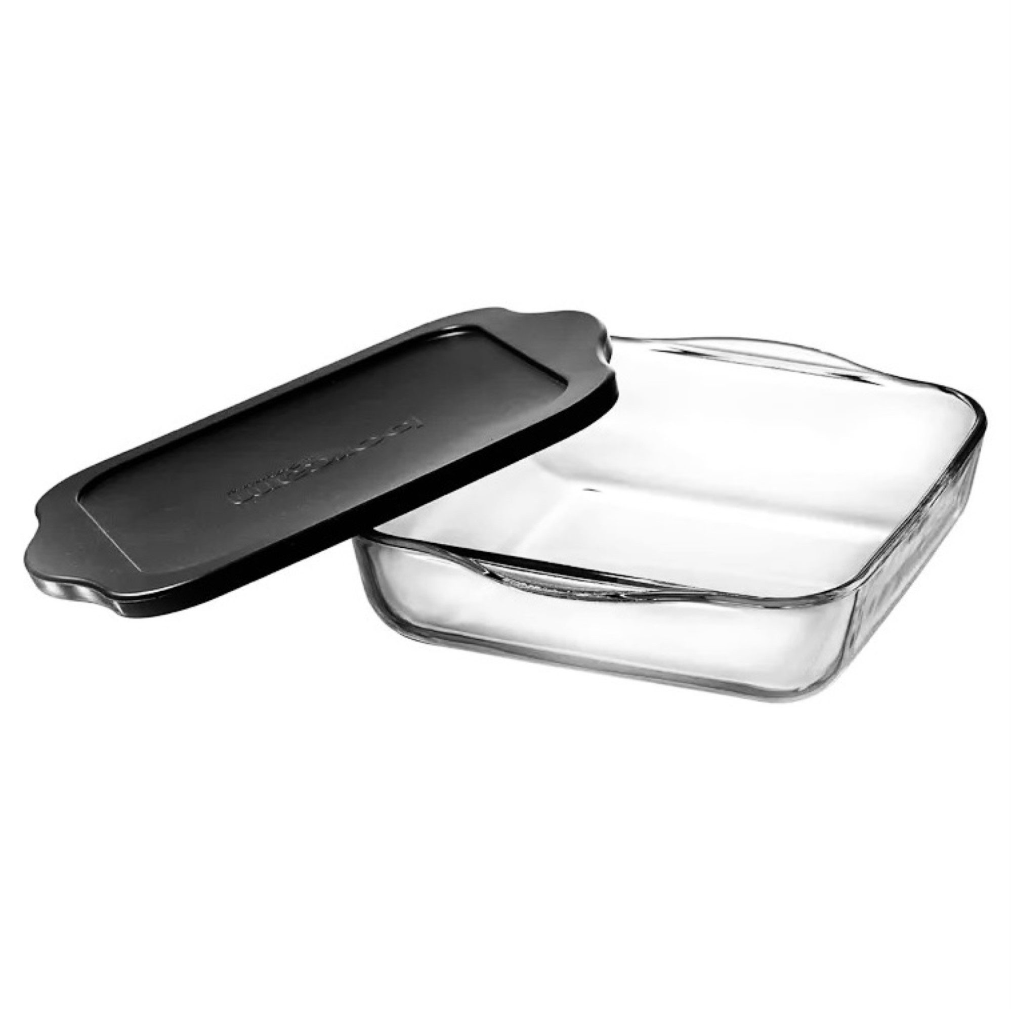 Pasabahce Backform aus Glas 3,2L mit Deckel Ideal für Kuchen, Desserts oder Ofengerichte, (1-tlg)