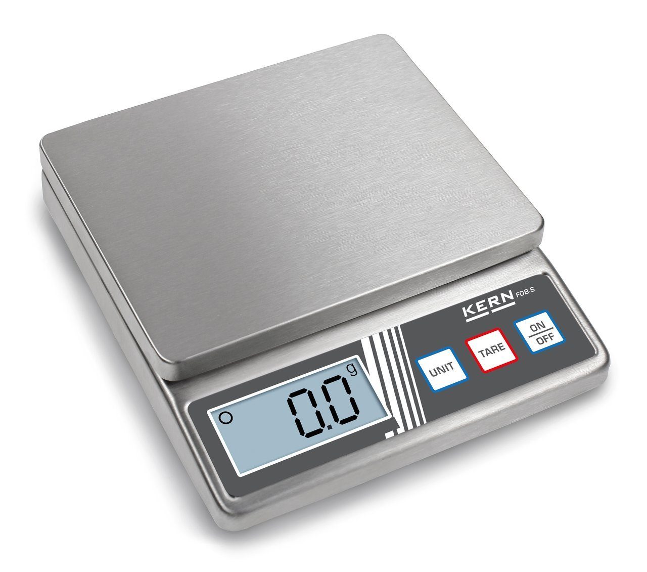 Feinwaage Tischwaage FOB 5K1S, Wägebereich 5000 g, Ablesbarkeit 1 g