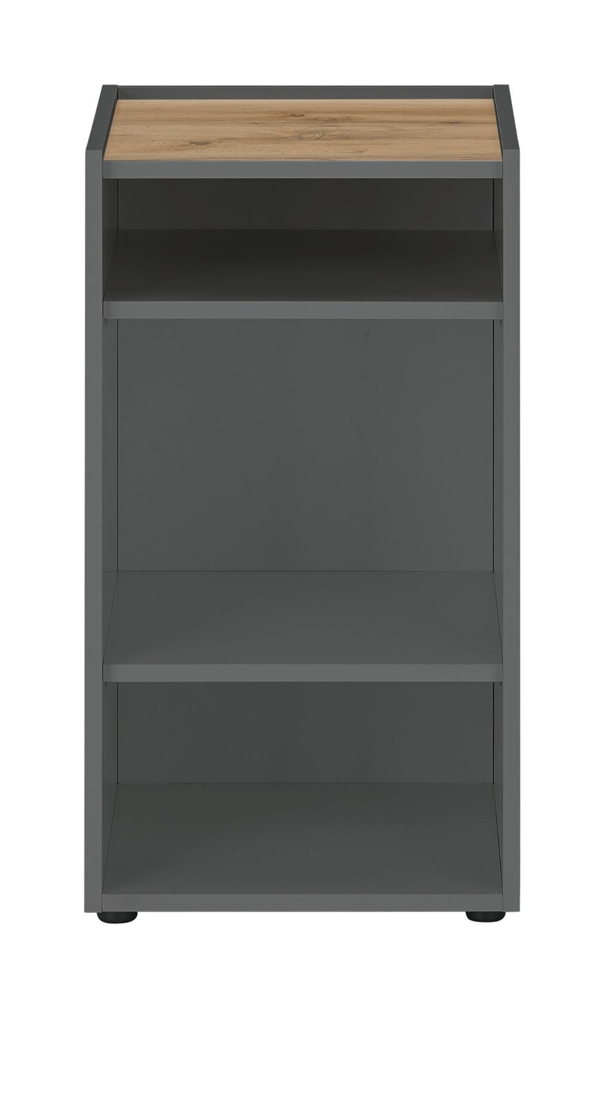 40 IMV matt x Wotan cm) grau (Büroregal in mit Container Eiche, 70 Center Schreibtischhöhe