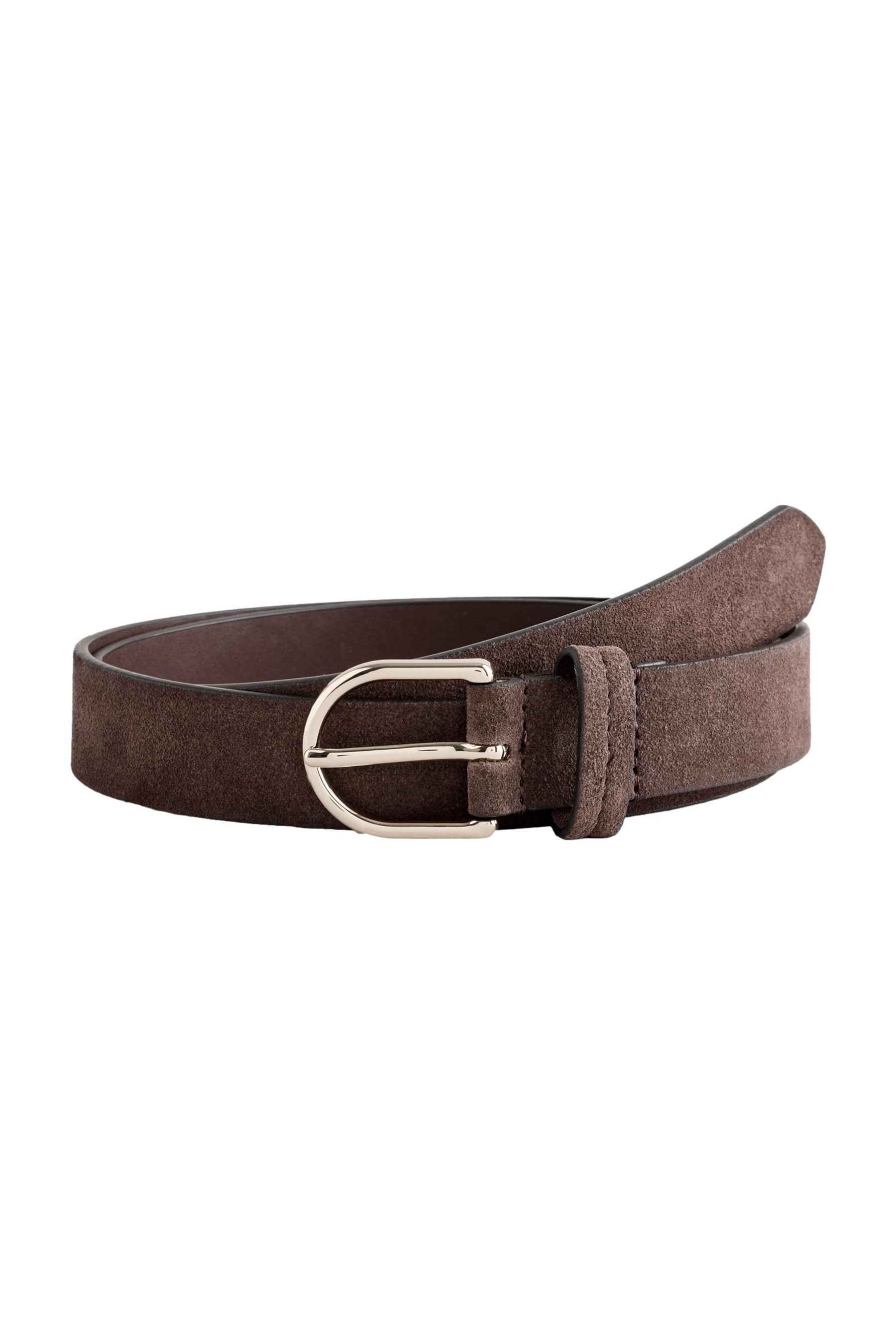Next Ledergürtel Regular Fit Gürtel aus Veloursleder (1-St)