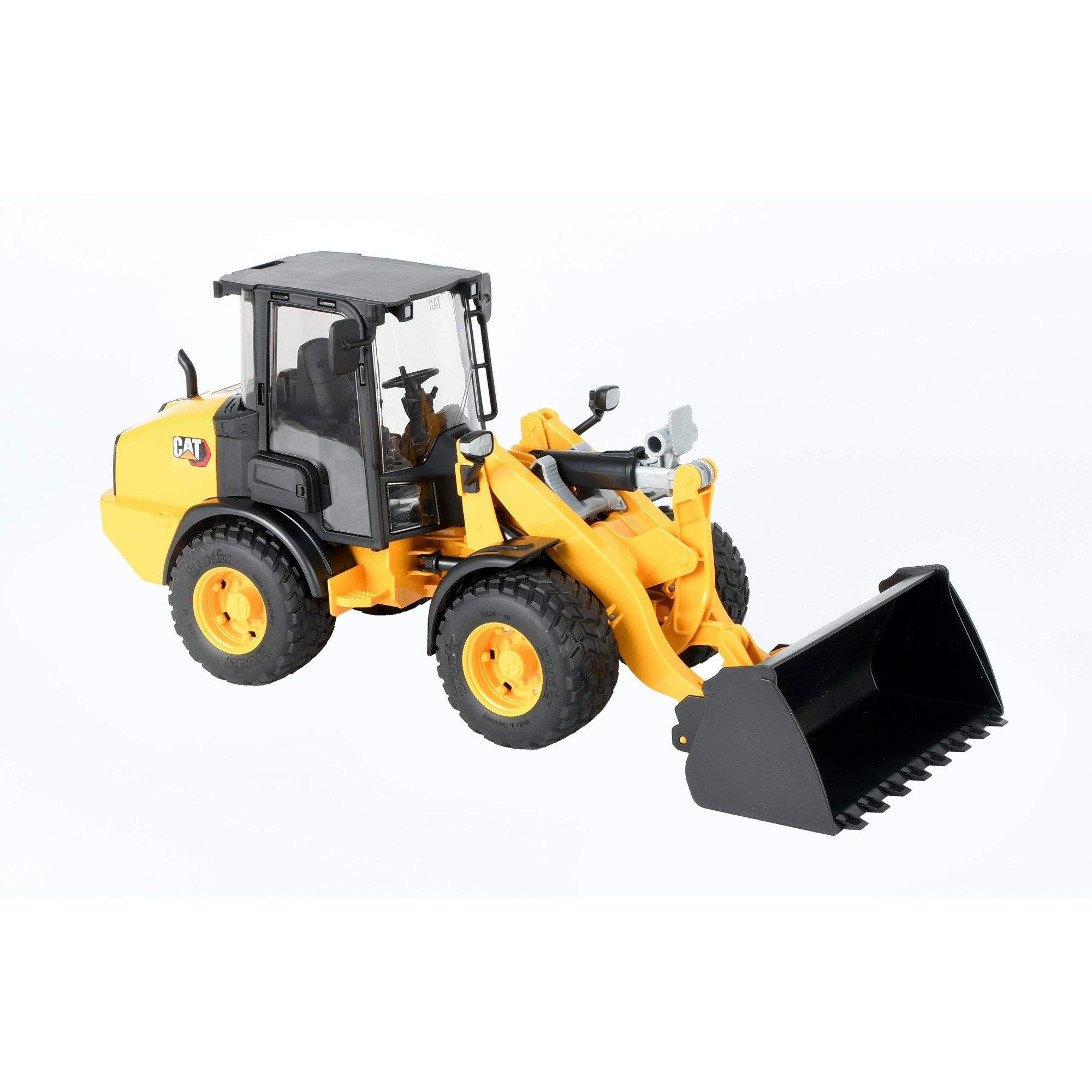 Bruder® Spielzeug-Baumaschine bruder CAT Kompaktgelenkradlader, Modellfahrzeug