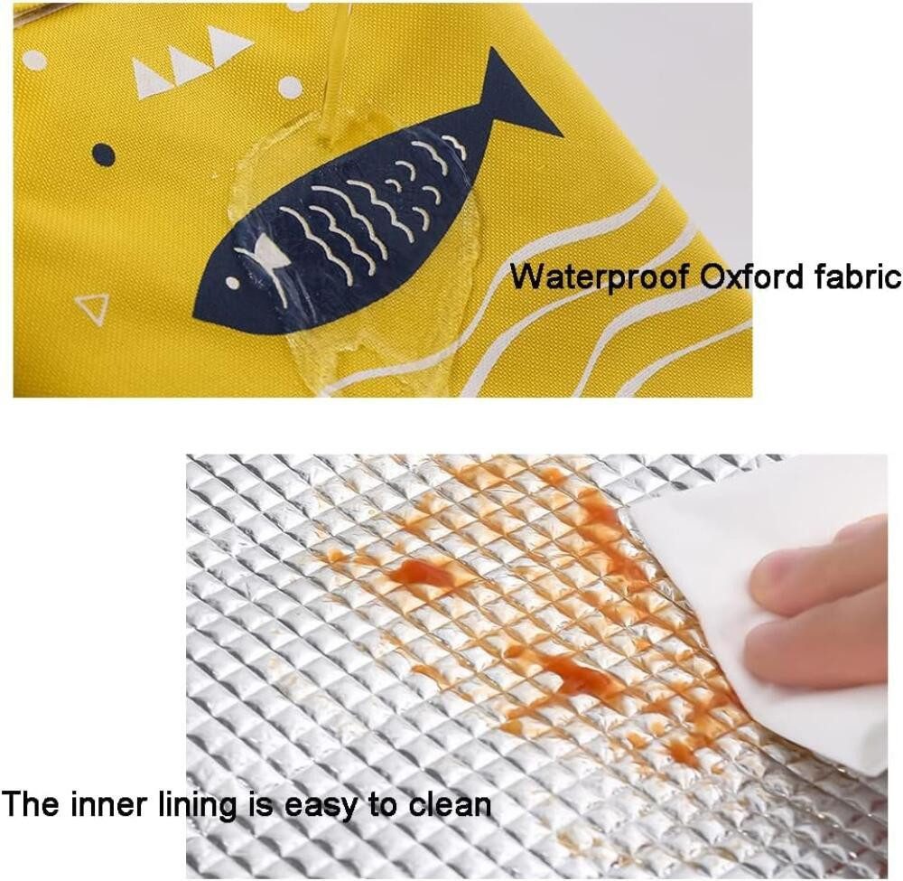 FELIXLEO Einkaufsbeutel kleine faltbare Lunchbag Isoliertasche für Schule Arbeit