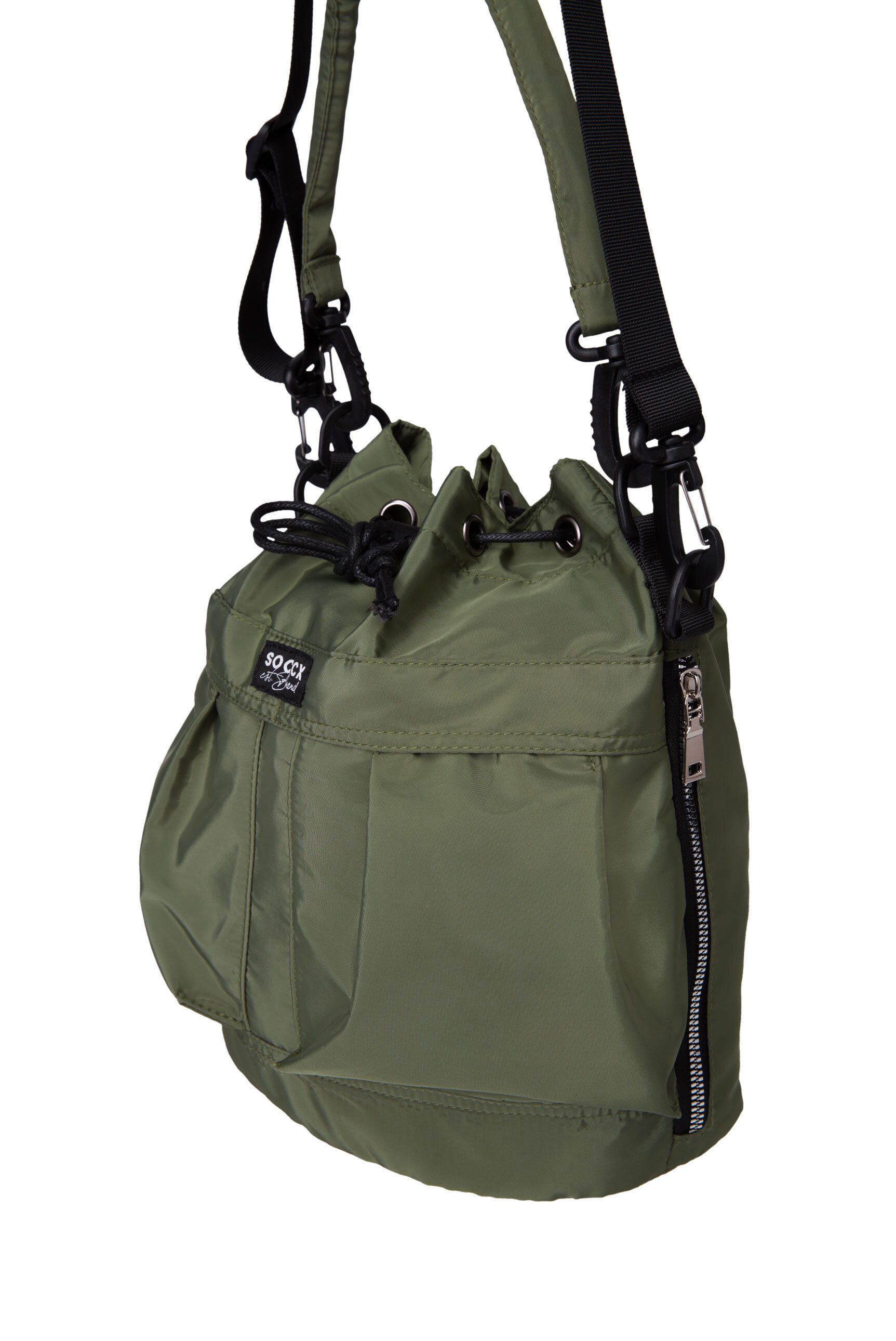 SOCCX Beuteltasche, mit vielen Innenfächern