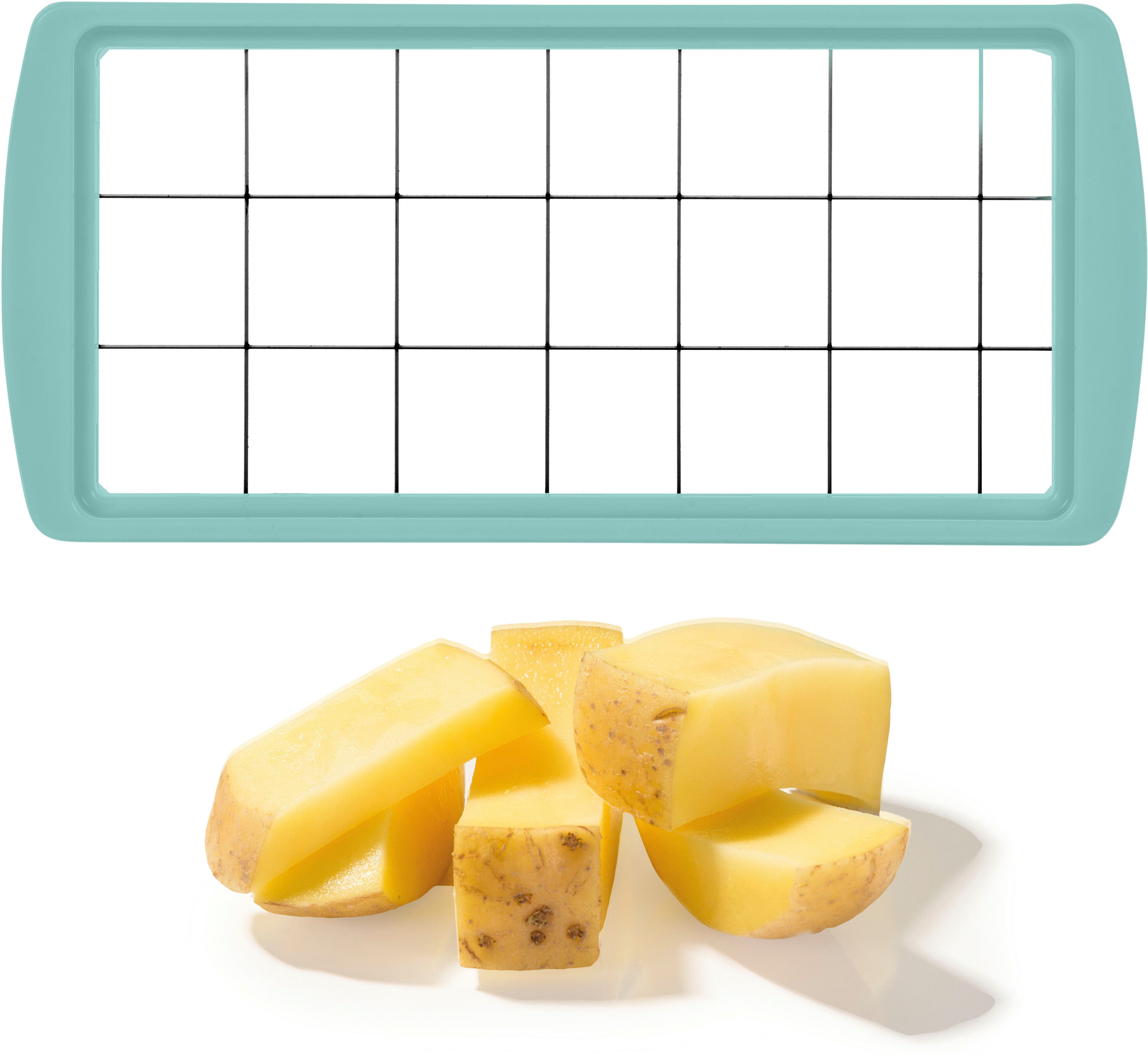 Genius Zerkleinerer Nicer Dicer Fusion Set 13-tlg., Einfach, praktisch, sicher und platzsparend! – Bild 4 von 5