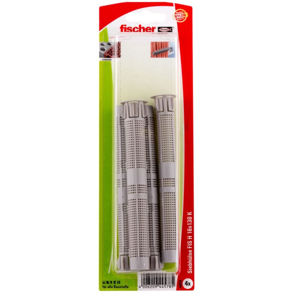fischer Schrauben- und Dübel-Set Fischer Ankerhülse FIS 16.0 x 130 mm - 4 Stück