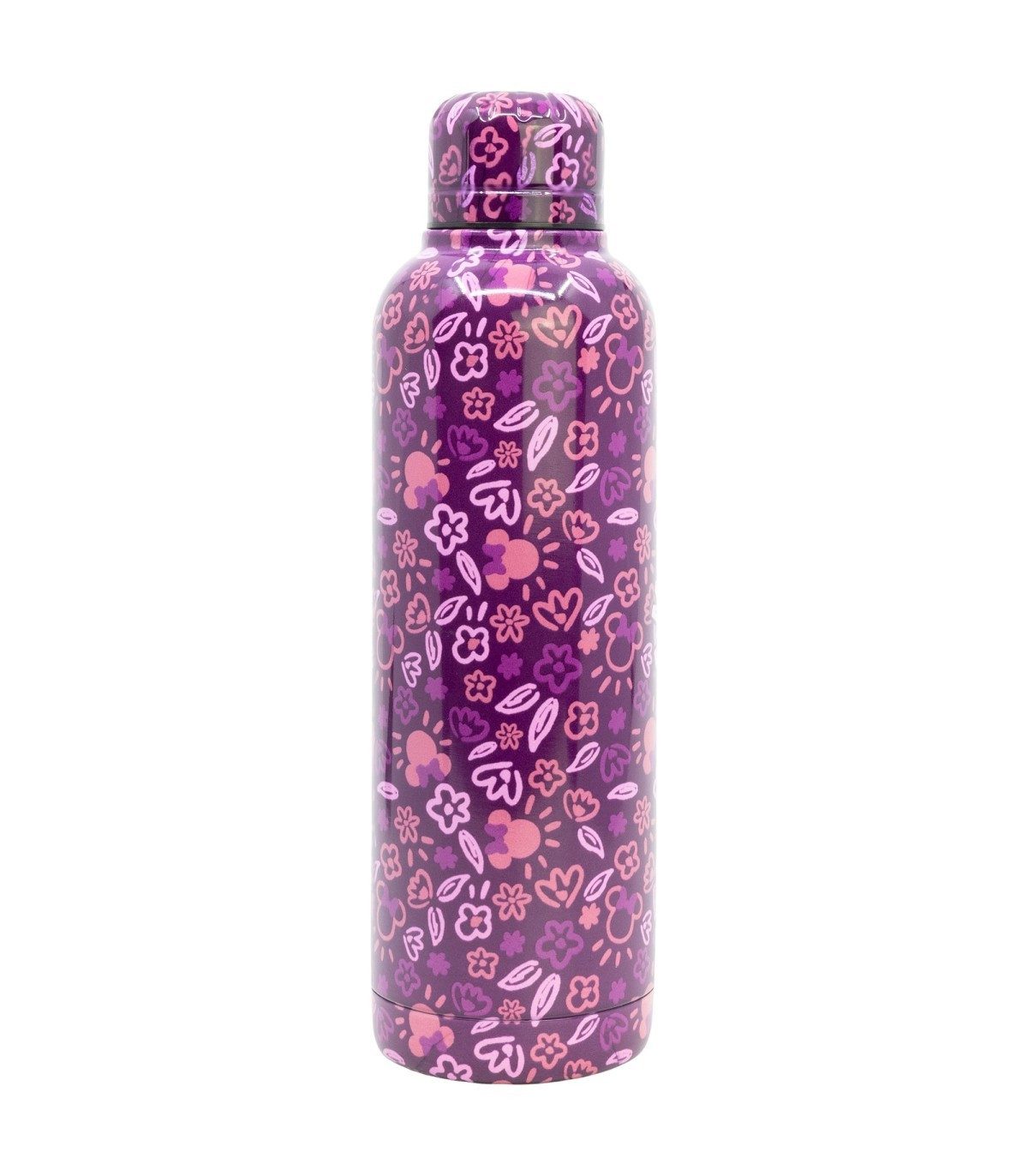 Disney Minnie Mouse Thermobecher 515 ml aus Edelstahl doppelwandig für warme und kalte Getränke, Edelstahl