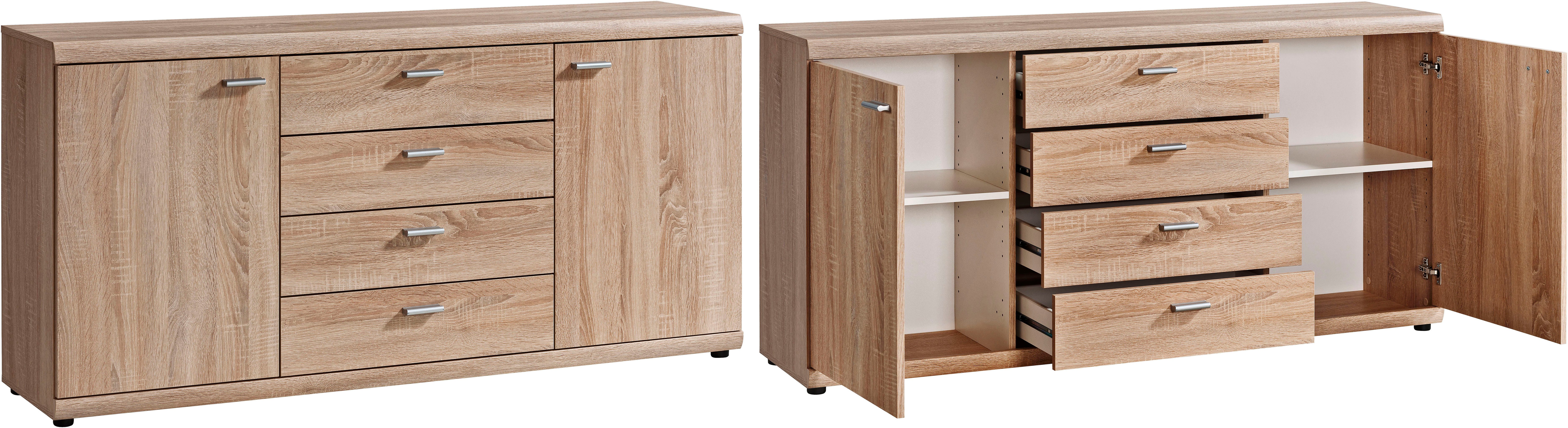 Procontour Kommode Sun BESTSELLER (OTTOs Choice), Höhe 74 cm, variabel verstellbaren Einlegeböden