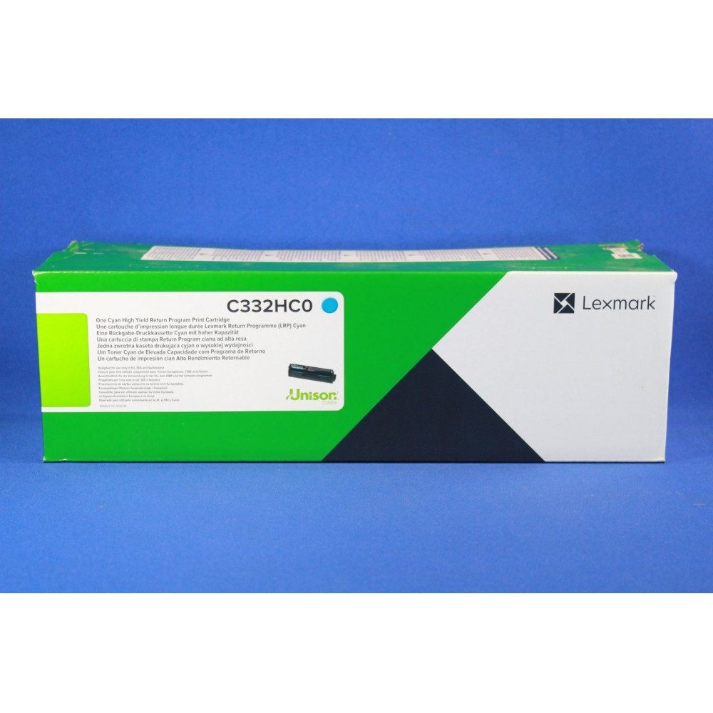Lexmark Lexmark C332HC0 Hochleistungs-Toner Rückgabe Laserdrucker, (Umweltfreundliche Rückgabeoption)