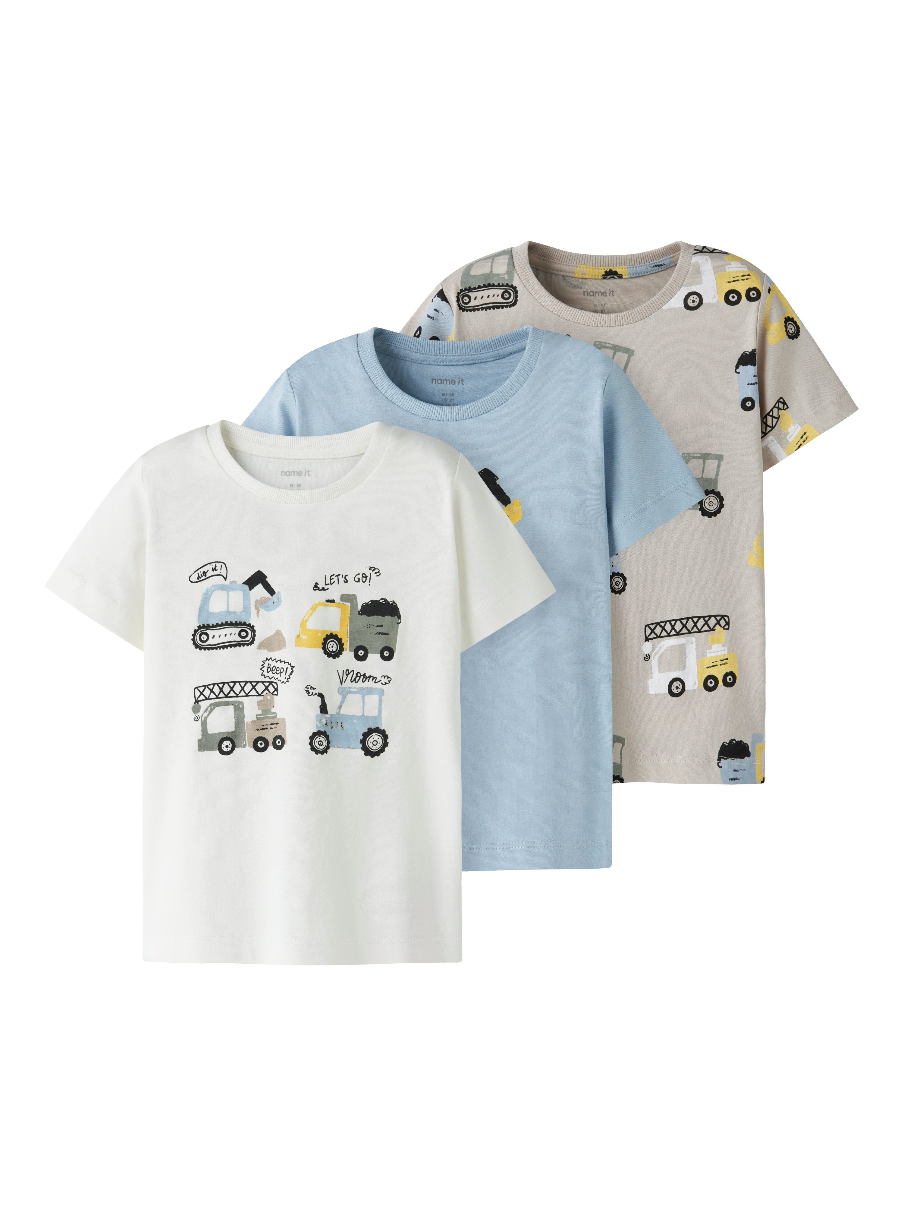T-Shirt NMMDANNY 3P SS TOP