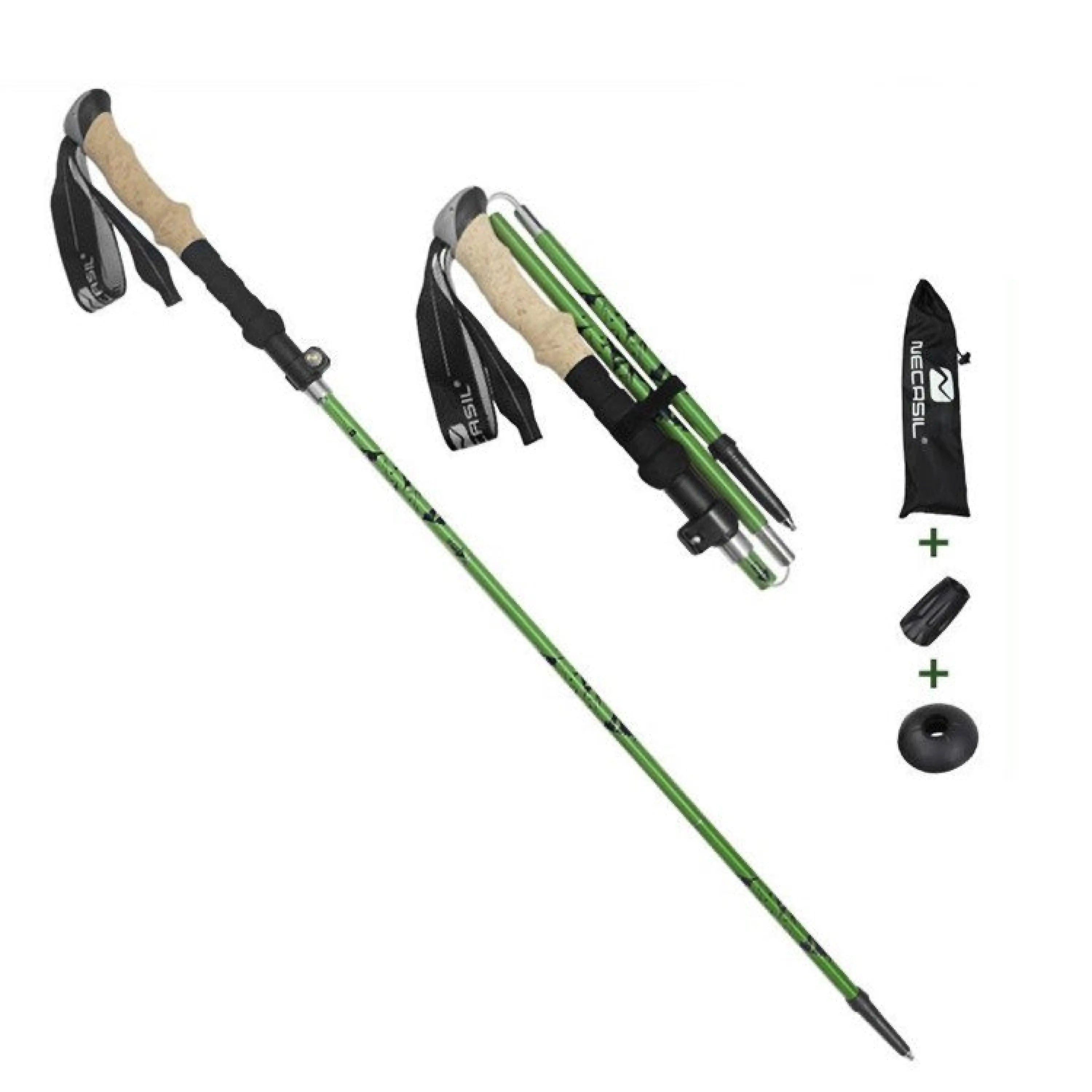 Wanderstöcke Trekkingstock Wanderstock faltbar 33–125 cm, aus Aluminium