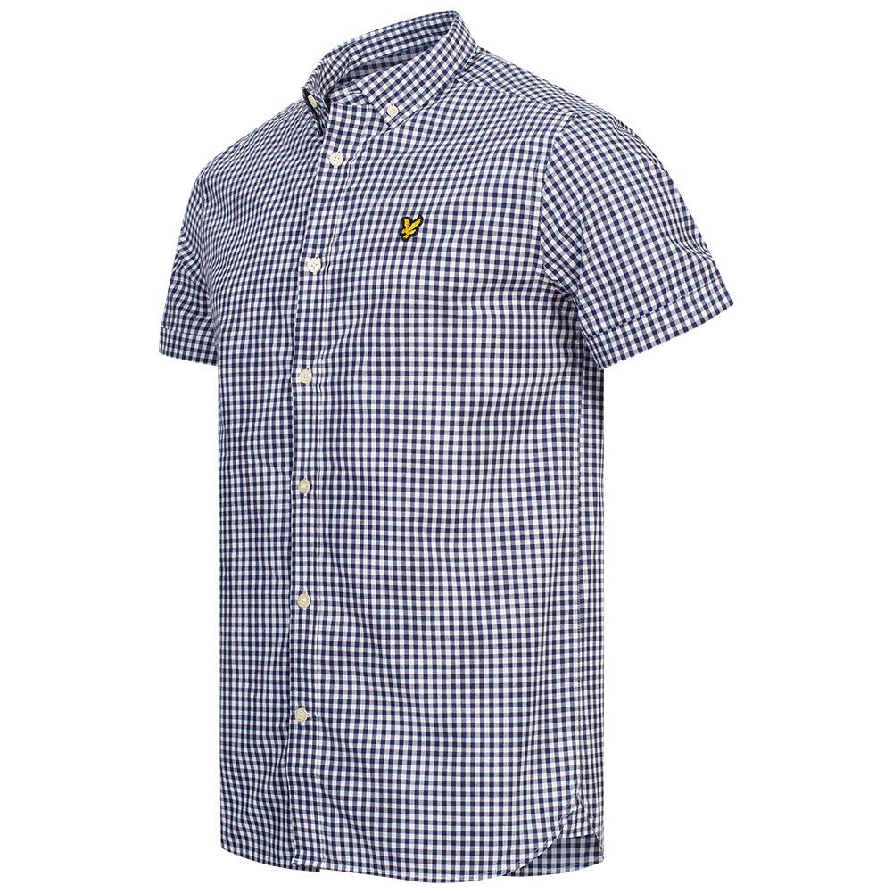 Lyle & Scott Kurzarmhemd Gingham günstig online kaufen