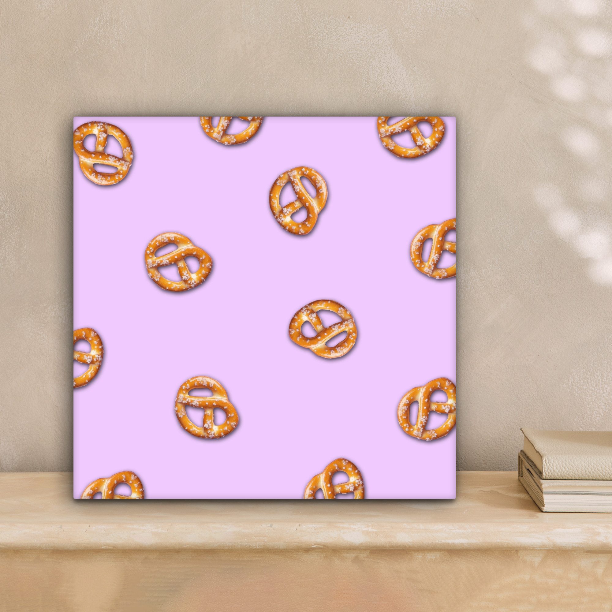 OneMillionCanvasses® Leinwandbild Brezeln - Lebensmittel - günstig online kaufen