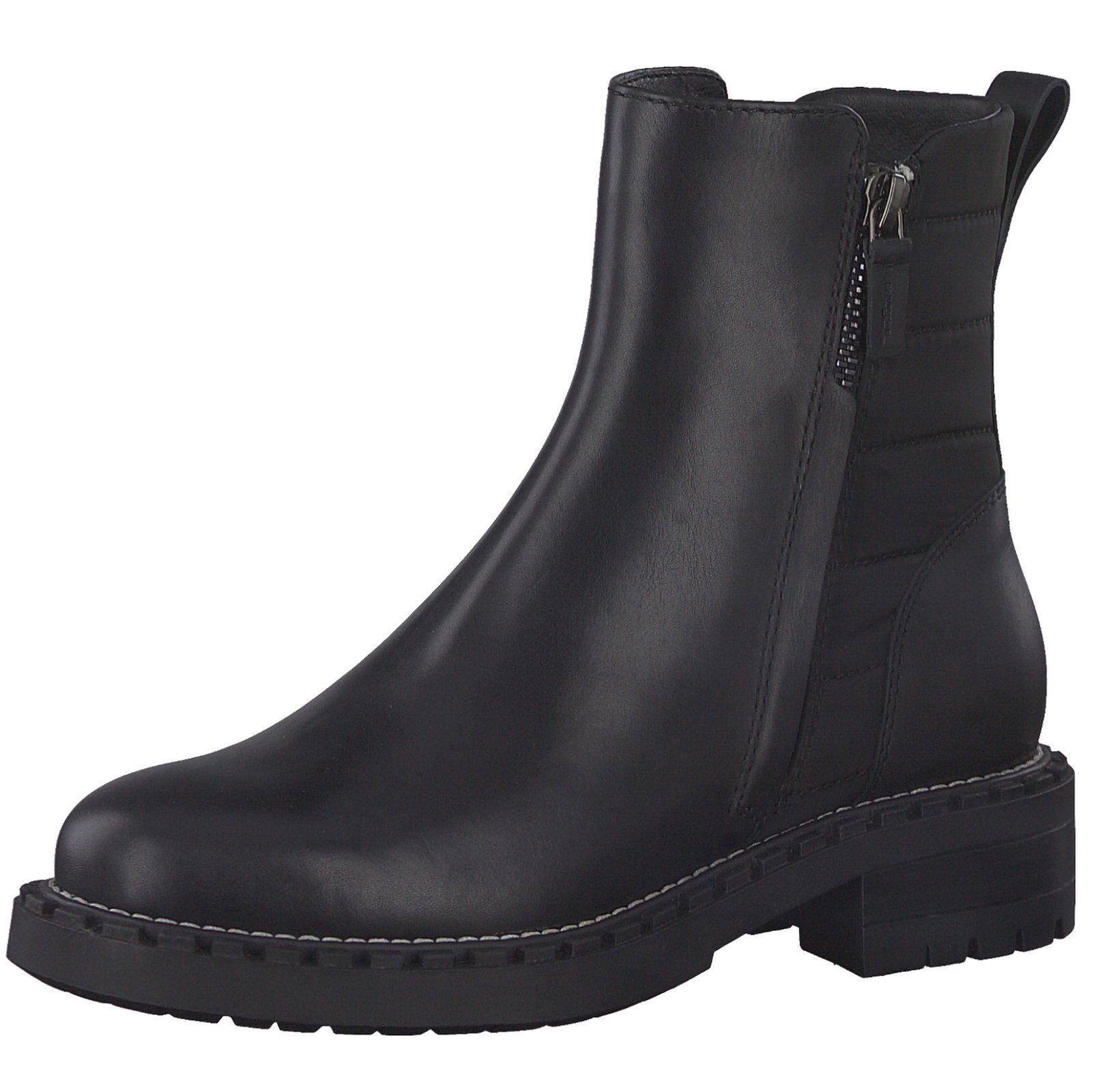 1-25435-29 001 Black Stiefelette