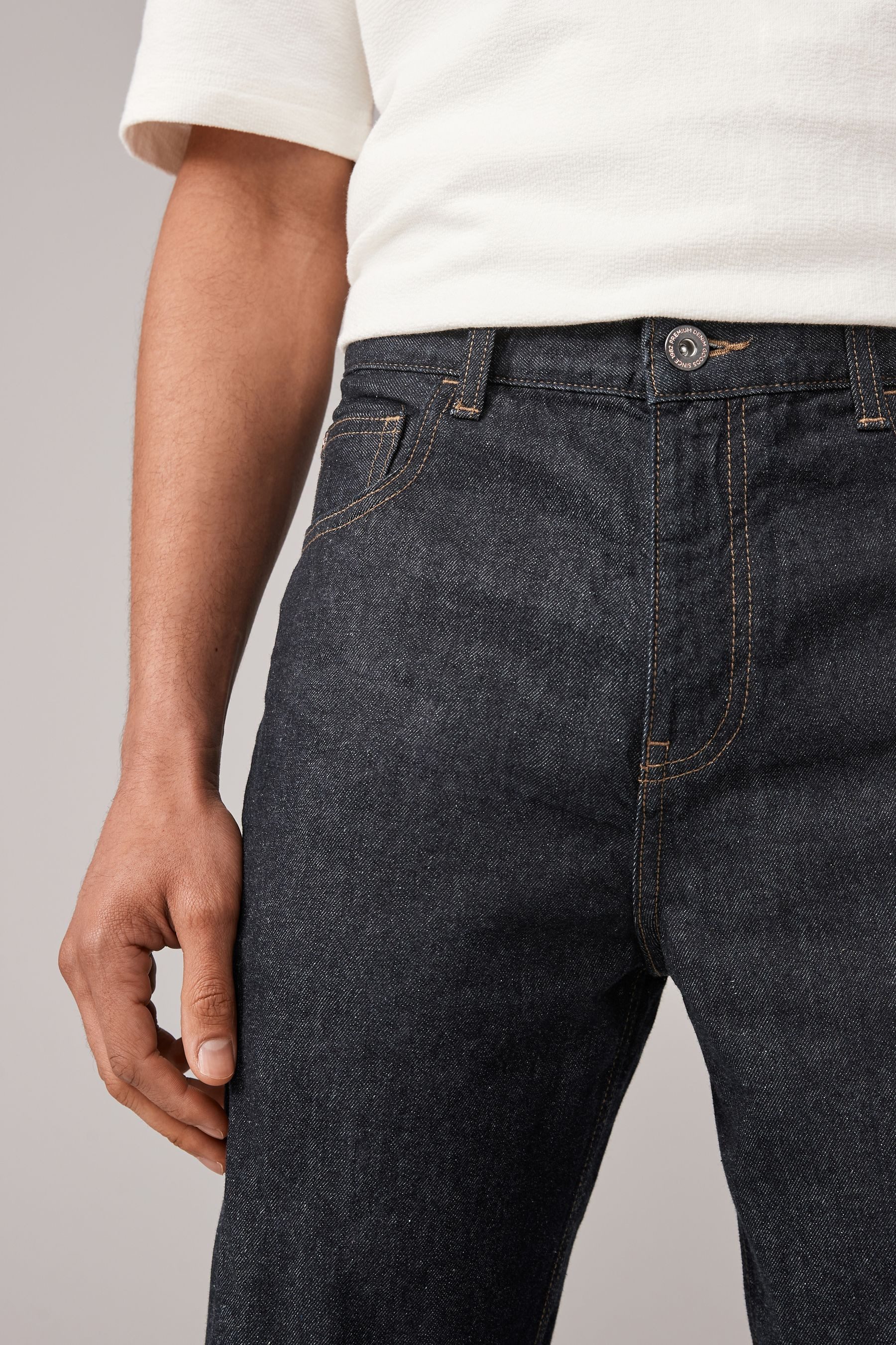 Next Relax-fit-Jeans Authentische Relaxed Fit Jeans aus 100 % Baumwolle (1-tlg)