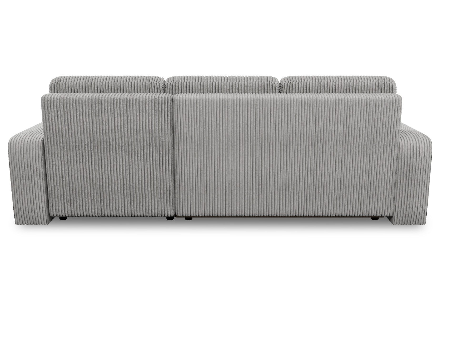 Sofnet Ecksofa Roma L, mit Schlaffunktion und Bettkasten, L-Form Couch, Cord Stoff, Schlafsofa mit Wellenfeder