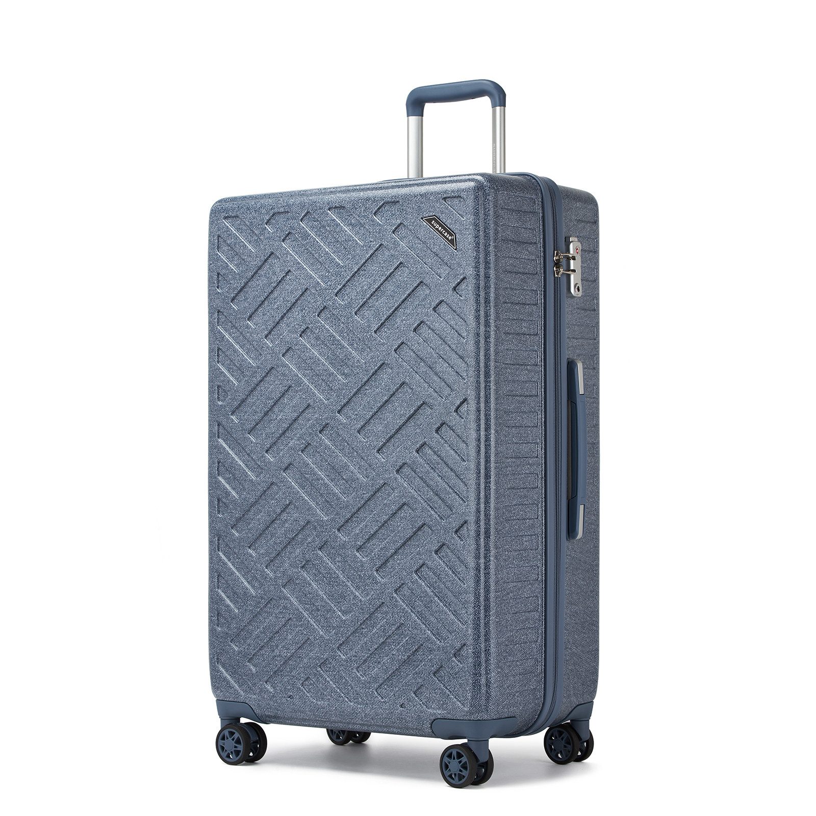 Supercase Trolley Leichter Hartschalenkoffer mit 4 günstig online kaufen
