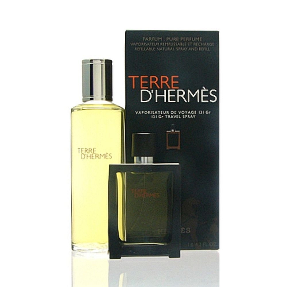 HERMÈS Eau de Parfum Hermès Terre D´Hermès Pure Parfum 30 ml + Nachfüllung 125 ml